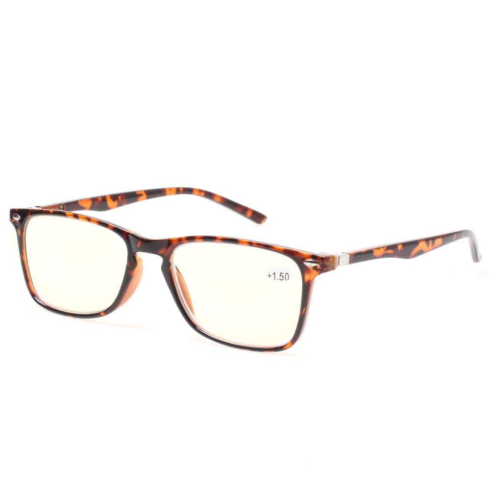 JOSCHOO Anti Blue Light Reading Glasses for Men & Women - Computer Glasses to Reduce Eye Strain - Perfect for Office Work, Gaming & Screen Time