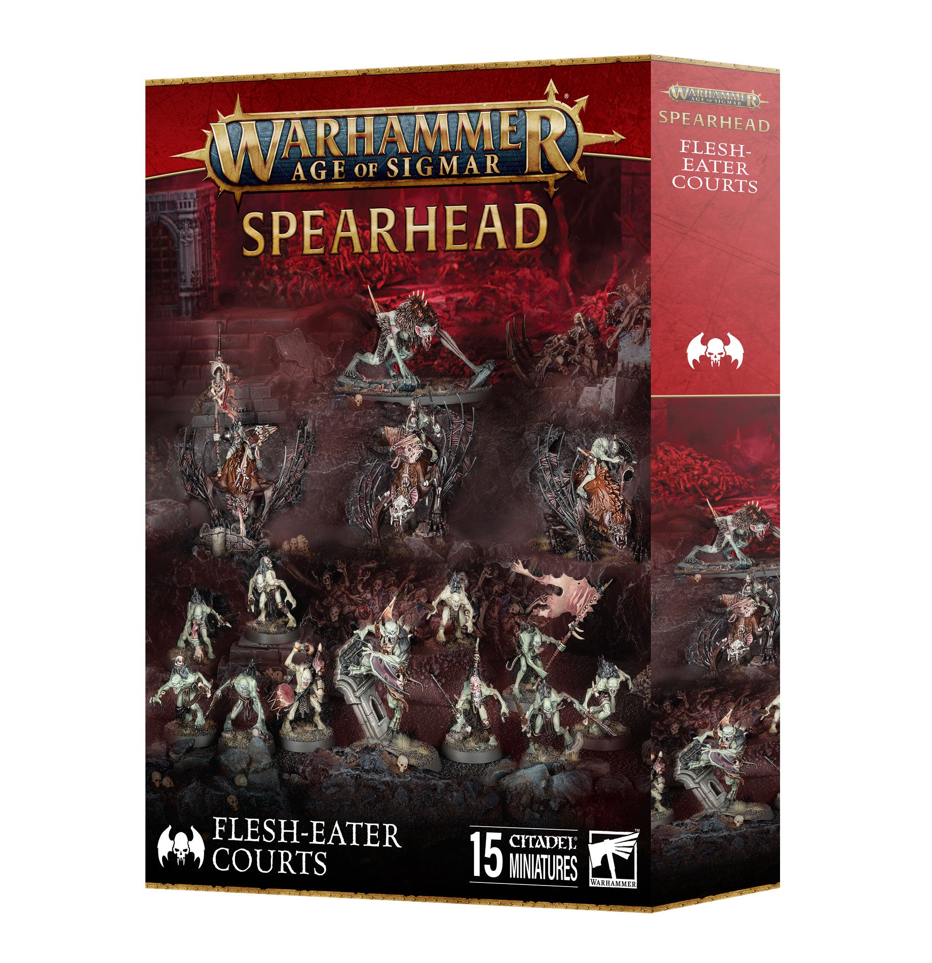 Age of Sigmar Spearhead: Flesh Eater Courts - Tabletop Miniature War Game Set for Fantasy Battles & Collectors