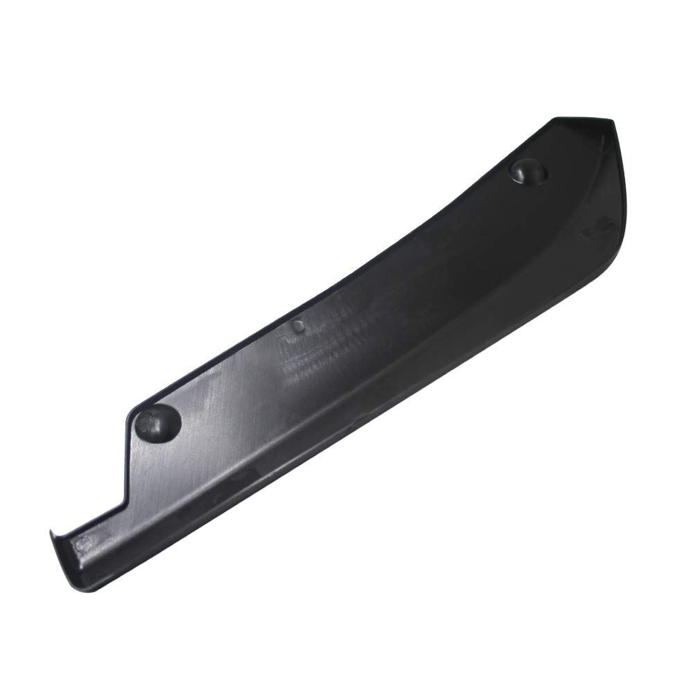 2Pcs Universal Car Rear Bumper Lip Diffuser Splitter & Front Bumper Canard Protector Body Kit with Side Skirt Spoiler - Black | Enhance Vehicle Aerodynamics & Style for Sedans, Coupes, Sports Cars