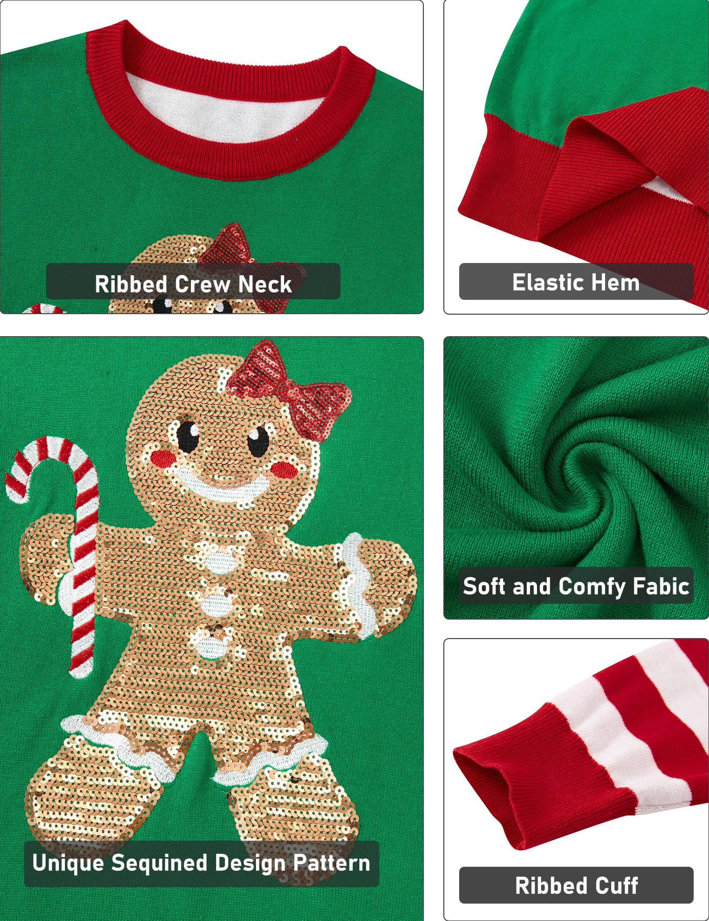 Kids' Ugly Christmas Sweaters for Boys & Girls - Festive Holiday Pullover Sweatshirt (Ages 7-14) | Perfect for Christmas Parties, Family Photos & School Events