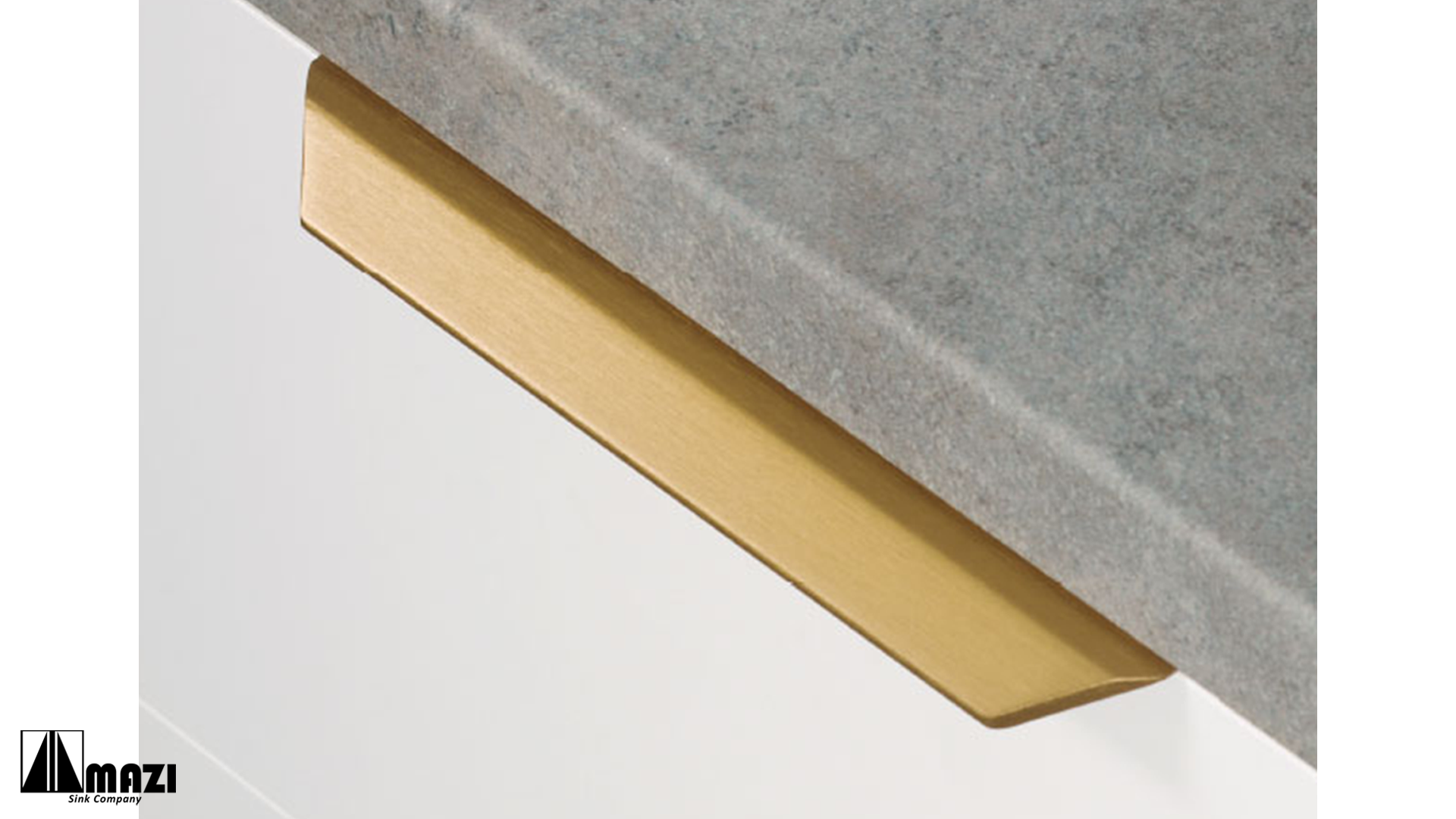0375 Vann Handle Brushed Dark Brass - Premium Bathroom & Kitchen Faucet Handle for Modern Home Decor
