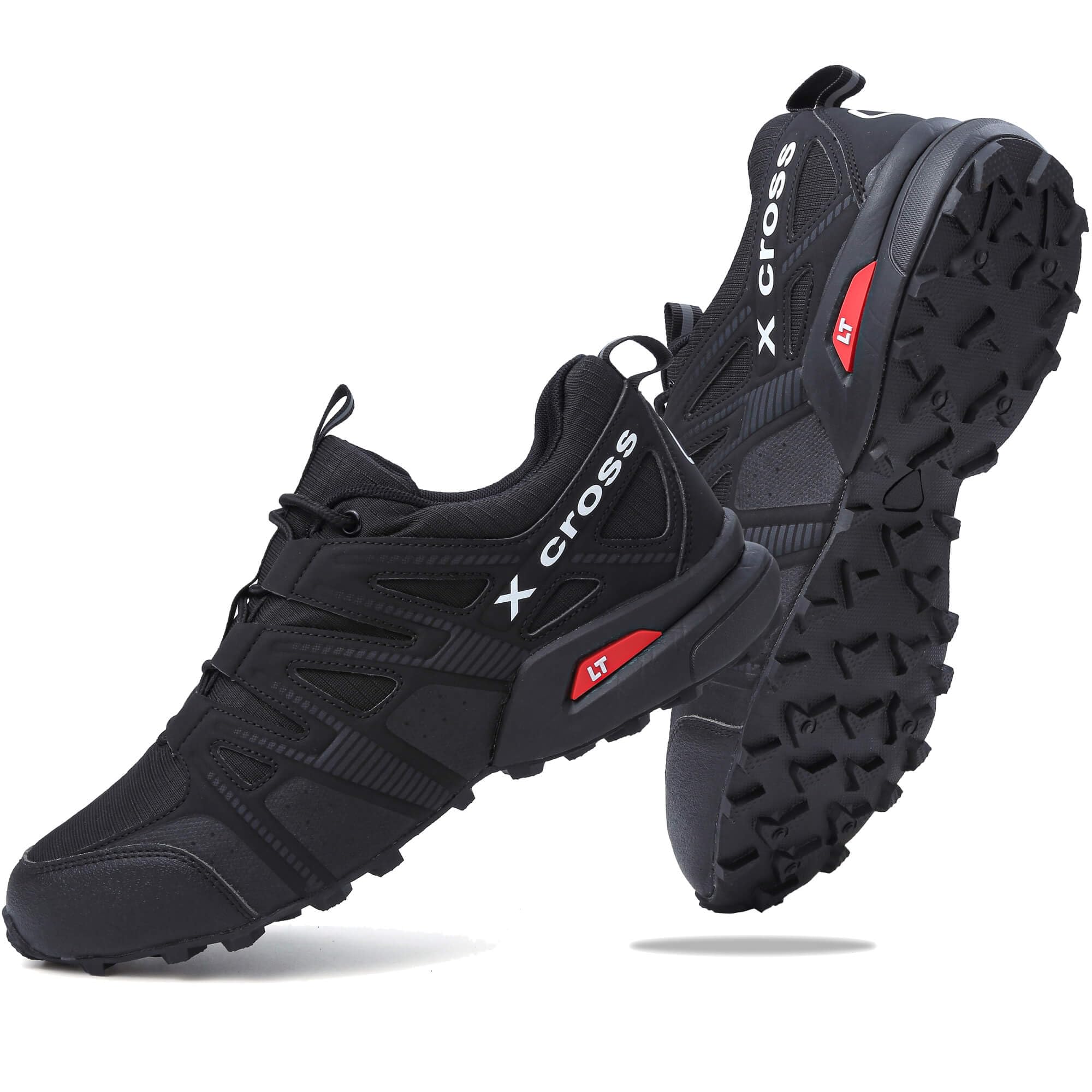ZiiTop Men's Waterproof Trail Running Shoes - Lightweight Breathable Hiking Sneakers for Outdoor Trekking & Cross Training | Non-Slip All-Terrain Walking Shoes for Mountain Climbing, Camping & Fitness Activities