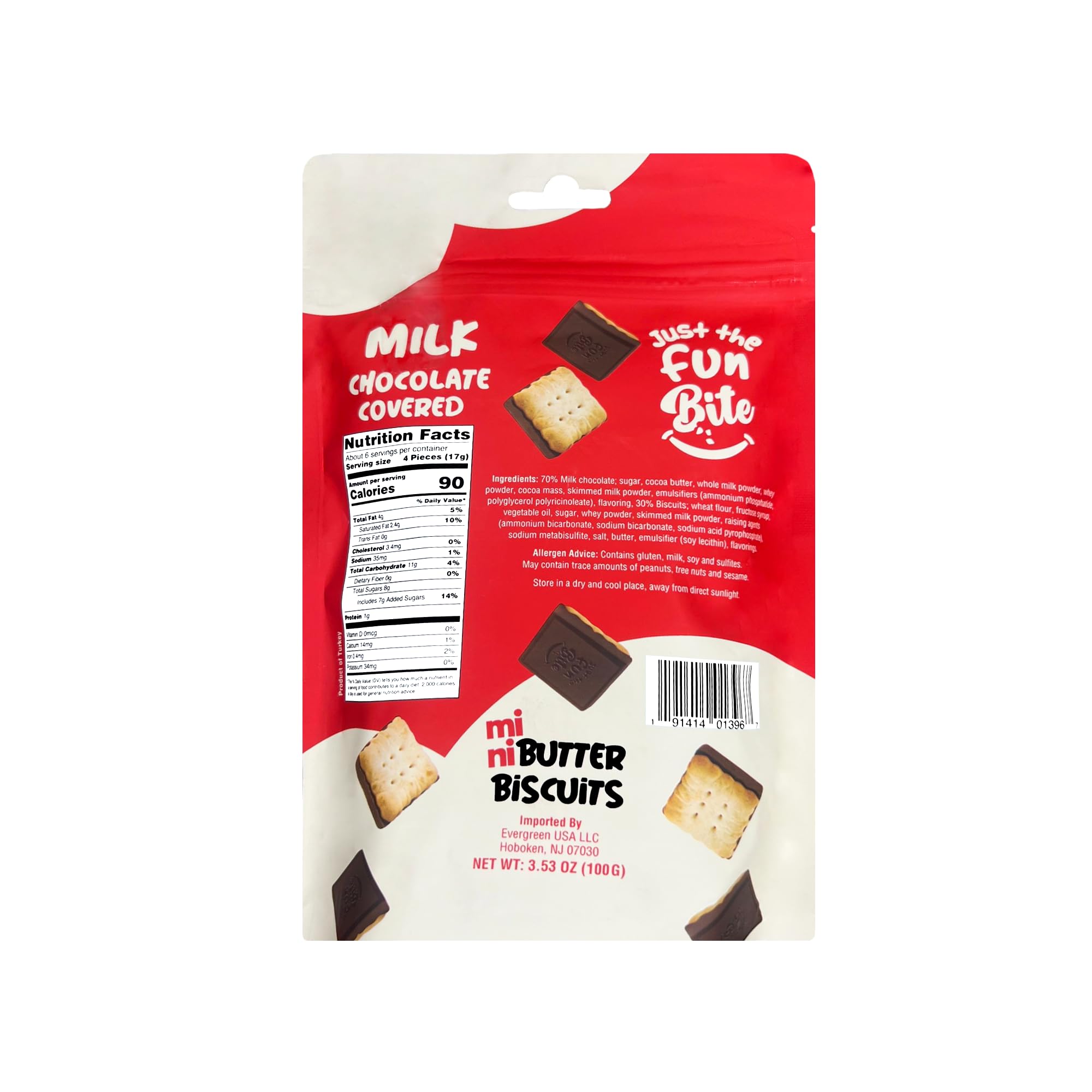 Just The Fun Part Mini Butter Biscuits Bites - Crunchy Snack, Resealable Bag, 3.53 oz (Pack of 3) Variety Pack - Perfect for Lunchboxes, Office Snacks & On-The-Go Treats