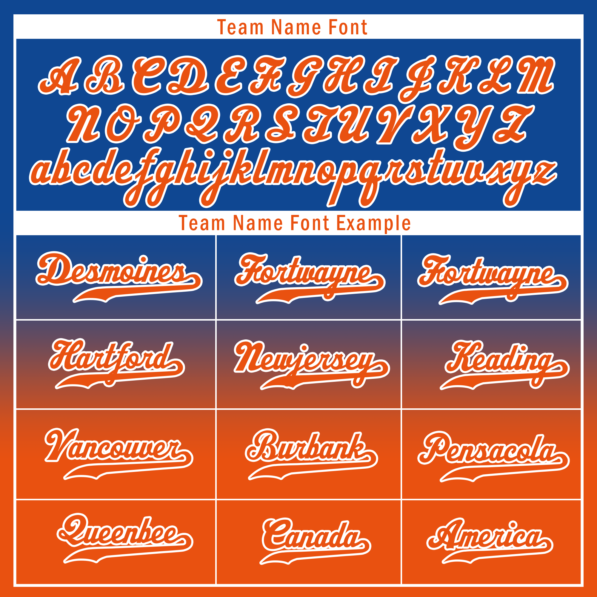 Custom Blue Orange Fade Personalized Authentic Baseball Jersey BSBJ01 - Perfect for Team Sports, Fan Gear & Casual Wear