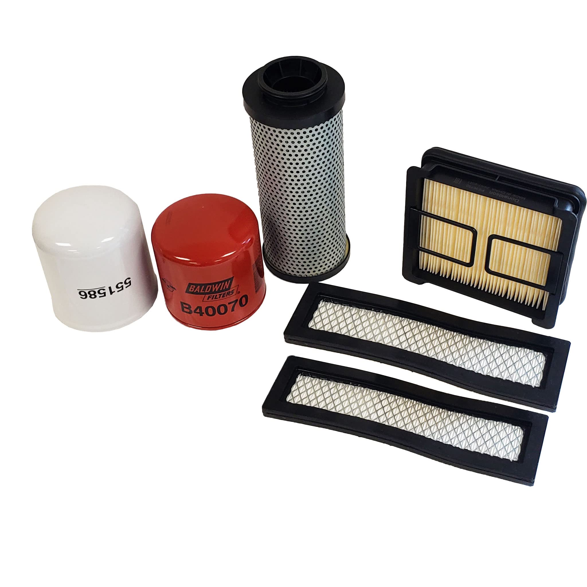 CFKIT 500 Hour Air Filter Kit for Bobcat T595 with Doosan D24 (Tier 4) Engine - Heavy-Duty Replacement Filters for Construction & Landscaping Equipment