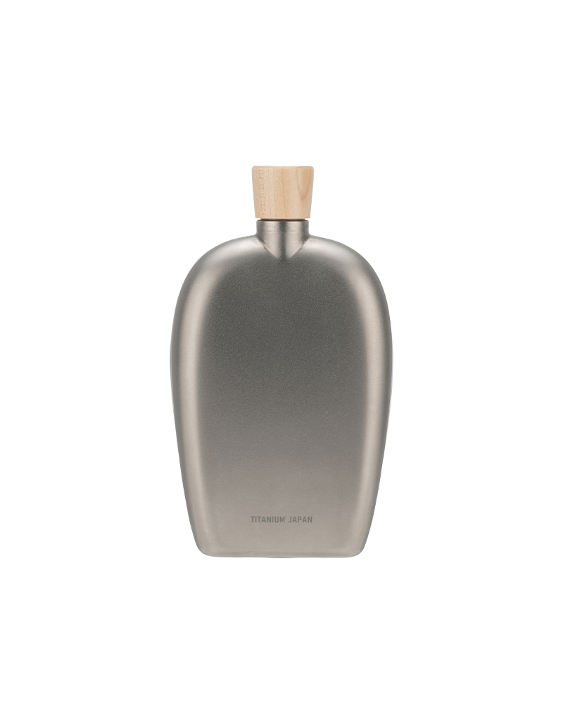 Premium 250mL Titanium Flask - Lightweight, Durable & Leak-Proof for Outdoor Adventures, Camping & Travel