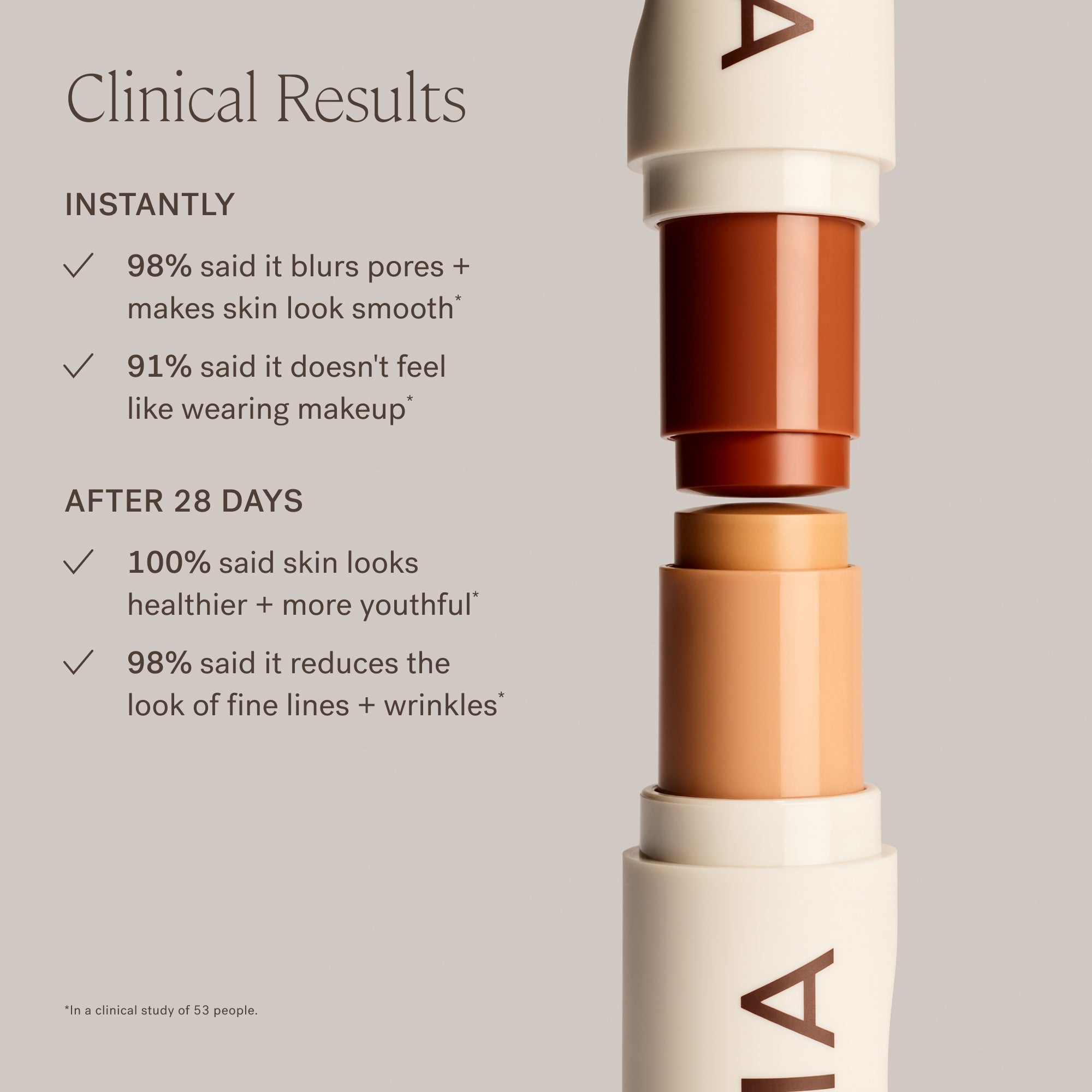 Skin Rewind Complexion Stick - Brightening & Hydrating Makeup Stick for Flawless Coverage | Perfect for On-the-Go Touch Ups & Travel Makeup Essentials