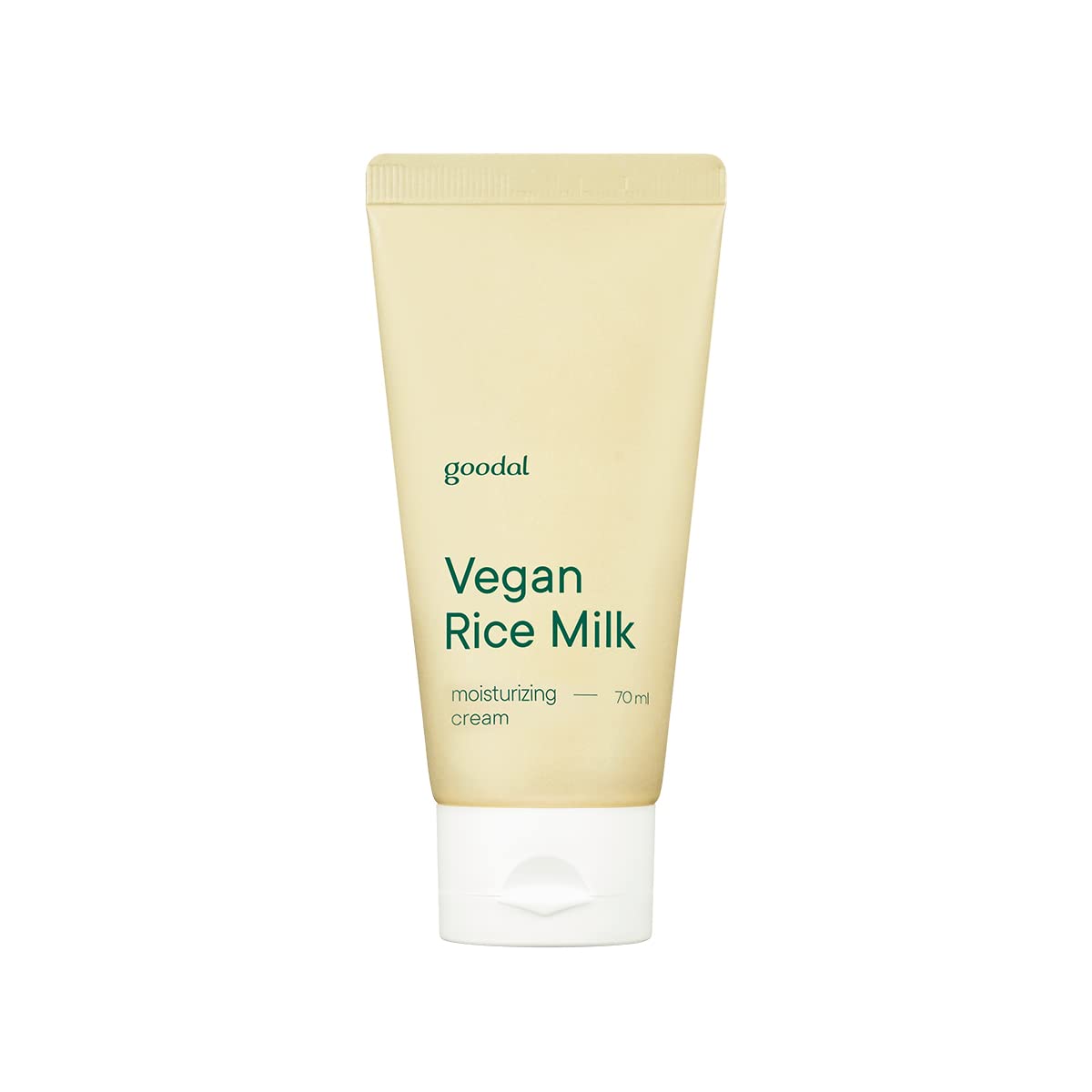 GOODAL Mild Vegan Rice Milk Moisturizing Cream 2.36 fl oz - Hydrating Face Moisturizer for Dry & Sensitive Skin | Perfect for Daily Skincare Routine & Nighttime Nourishment