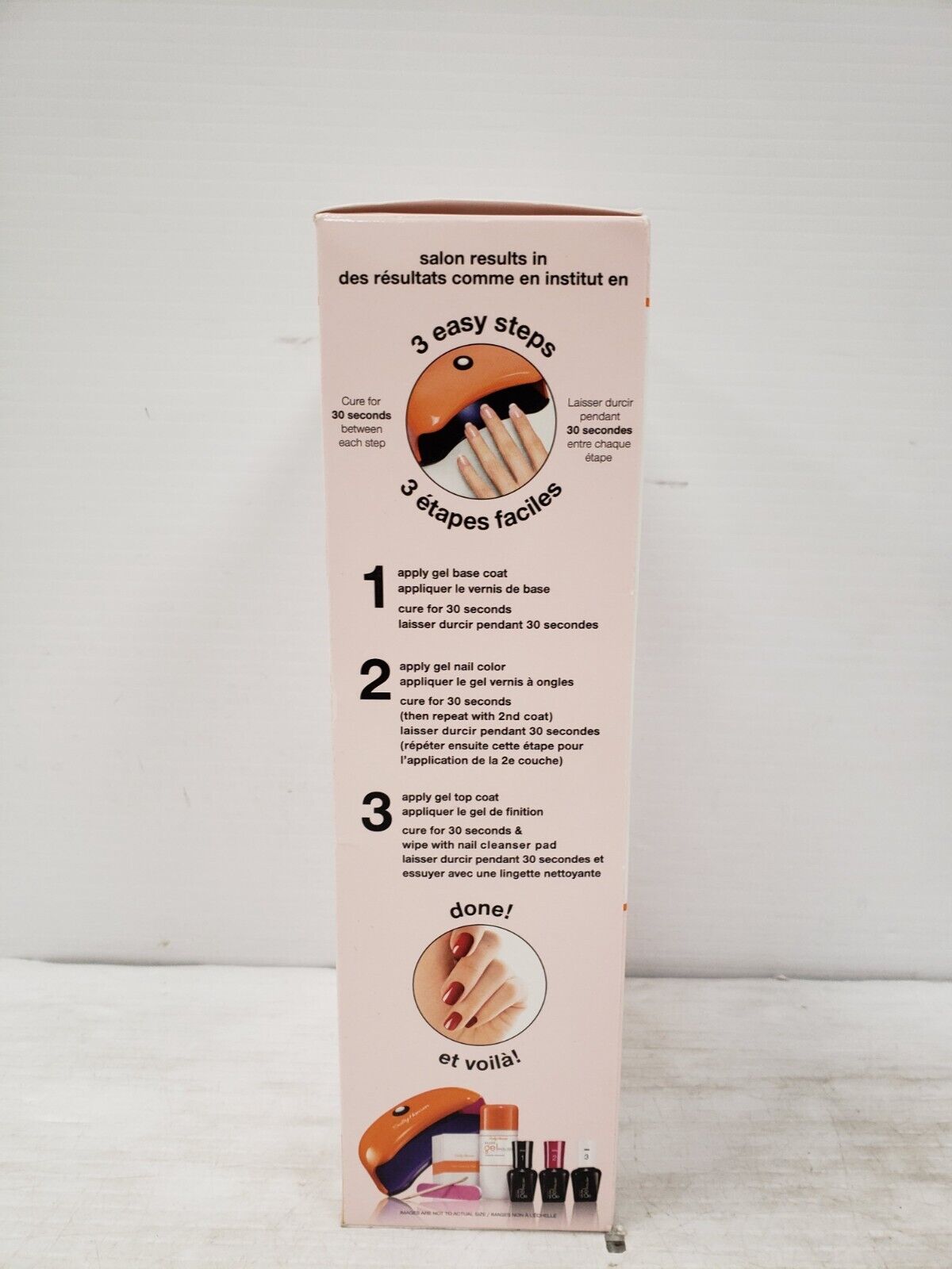 Sally Hansen Gel Polish Starter Kit - 6 Colors, LED Lamp, Base & Top Coat - DIY Salon-Quality Manicure at Home for Long-Lasting Nails