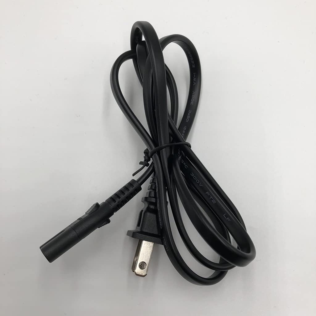 Majority Power Cable - Replacement AC Cord for Majority D40 Bookshelf Speakers & Oakcastle BX200 Boombox - Perfect for Home Audio Setup & Portable Music Systems