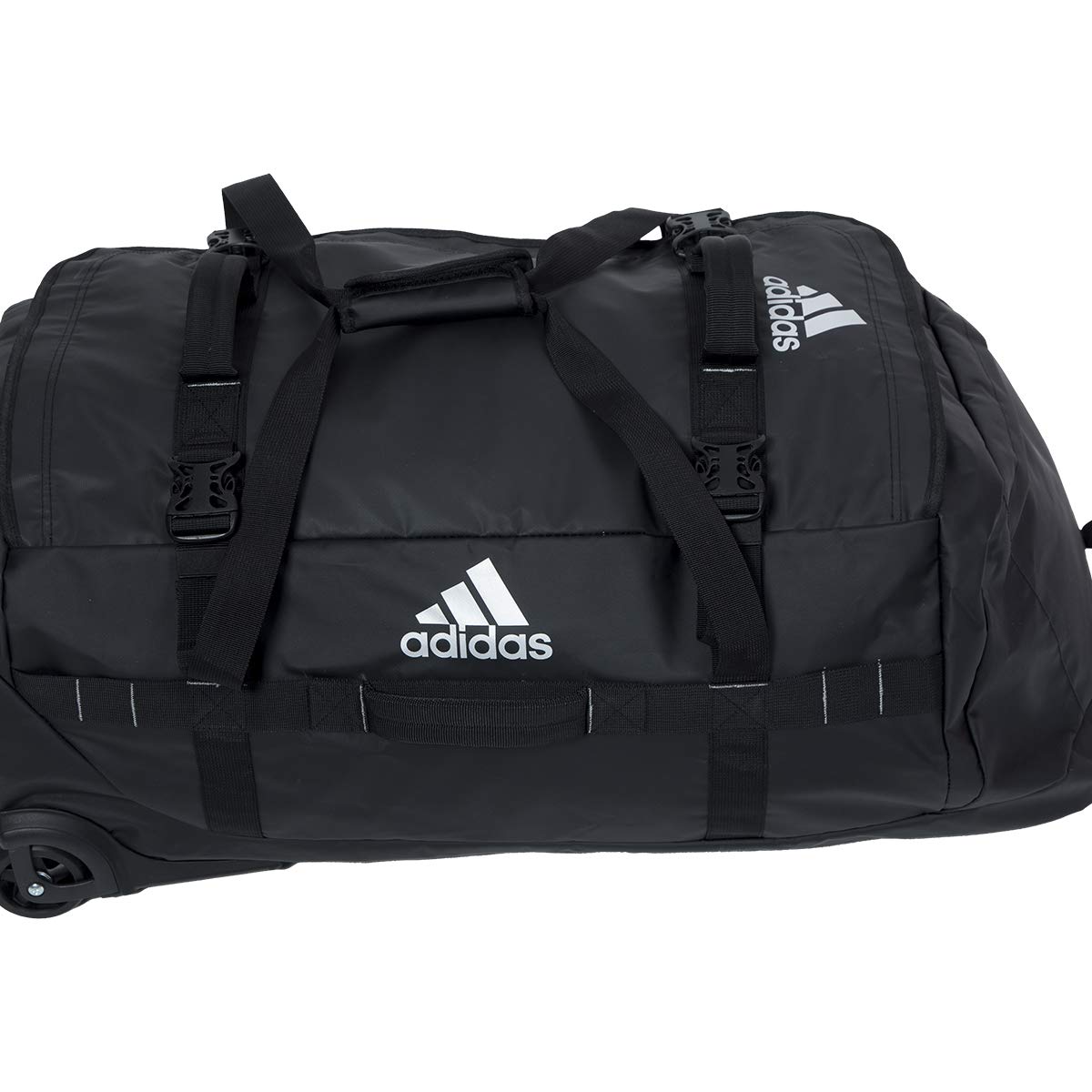 **Adidas 90L Stage Tour Trolley Bag - Unisex Large Travel Luggage for Adults - Black (90L) - Perfect for Air Travel, Road Trips & Touring**