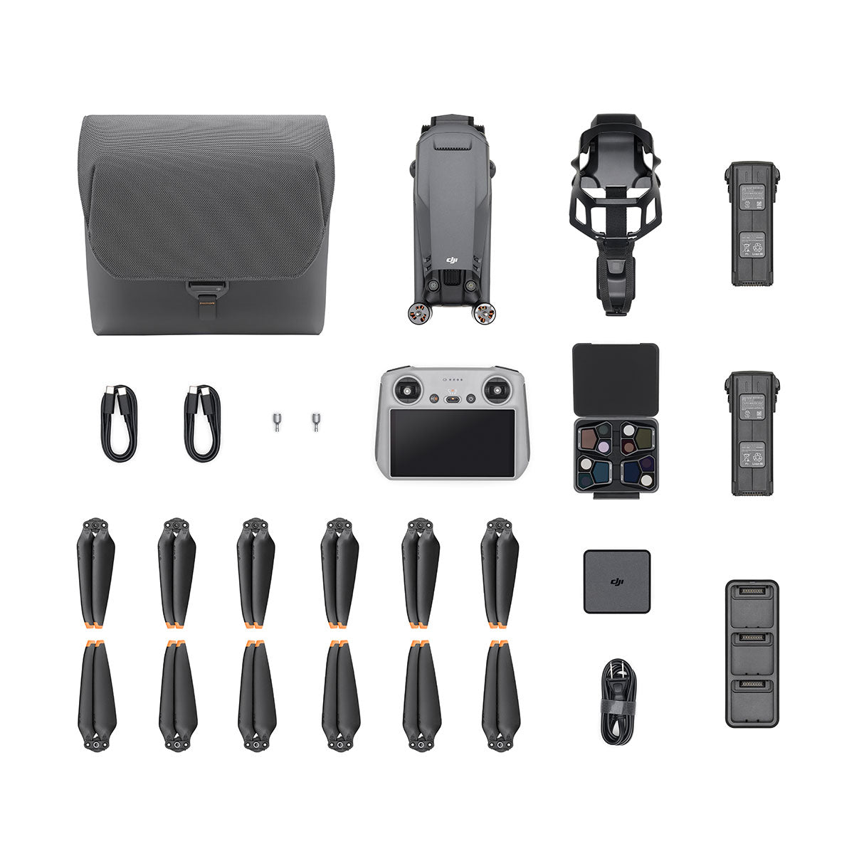 DJI Mavic 3 Pro Drone with RC Controller - 4K Camera, 46 Mins Flight Time, Omnidirectional Obstacle Sensing | Fly More Combo with Extra Batteries & Charger | Perfect for Aerial Photography, Travel Vlogging & Outdoor Adventures