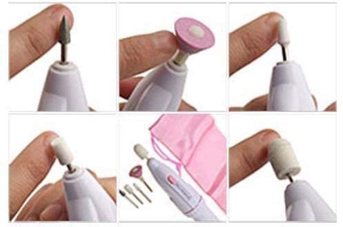 ZAEGO 7-in-1 Electric Nail Drill Kit - Professional Manicure & Pedicure Set with Nail File, Polisher & Grinder for Salon & Home Use | Perfect for Nail Art, Decorating & DIY Manicures