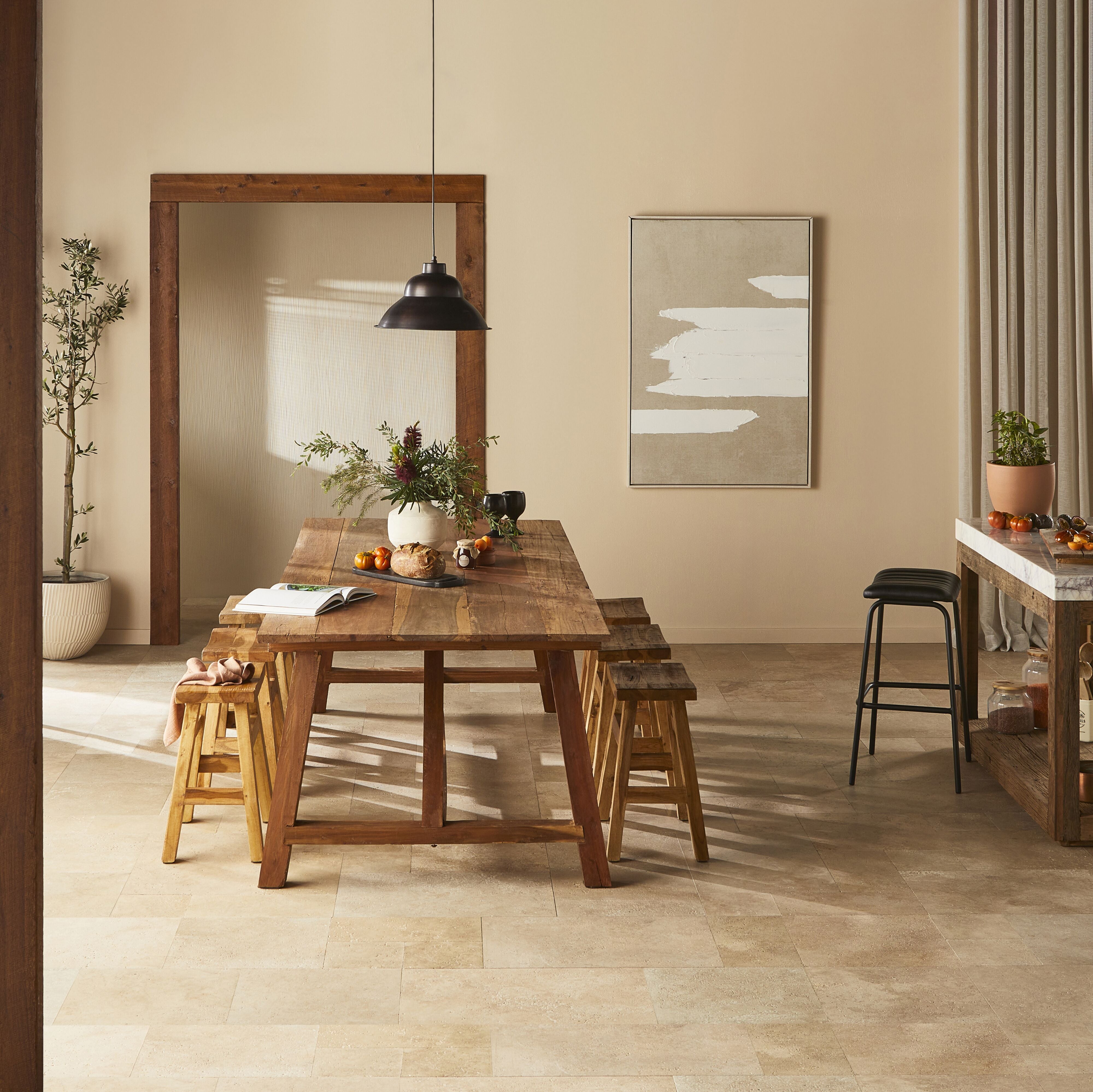 Reclaimed Wood Barndo Dining Table 240x100cm - Rustic Farmhouse Style for Kitchen, Dining Room & Outdoor Entertaining