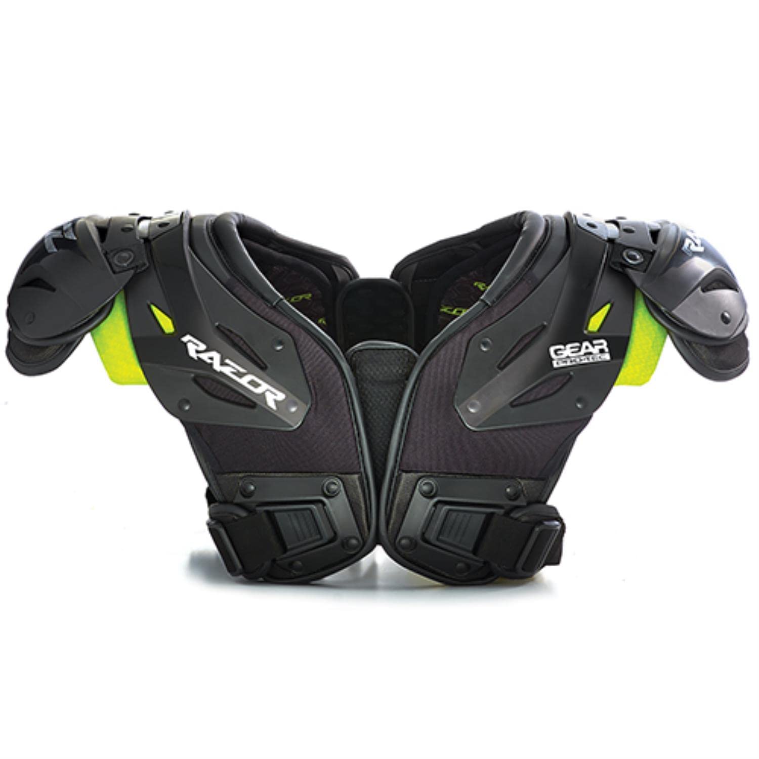 RAZOR RZ55 (OL/DL) Football Shoulder Pads - Youth & Adult Protective Gear for Tackle Football - Perfect for Games, Practice, and Training Sessions