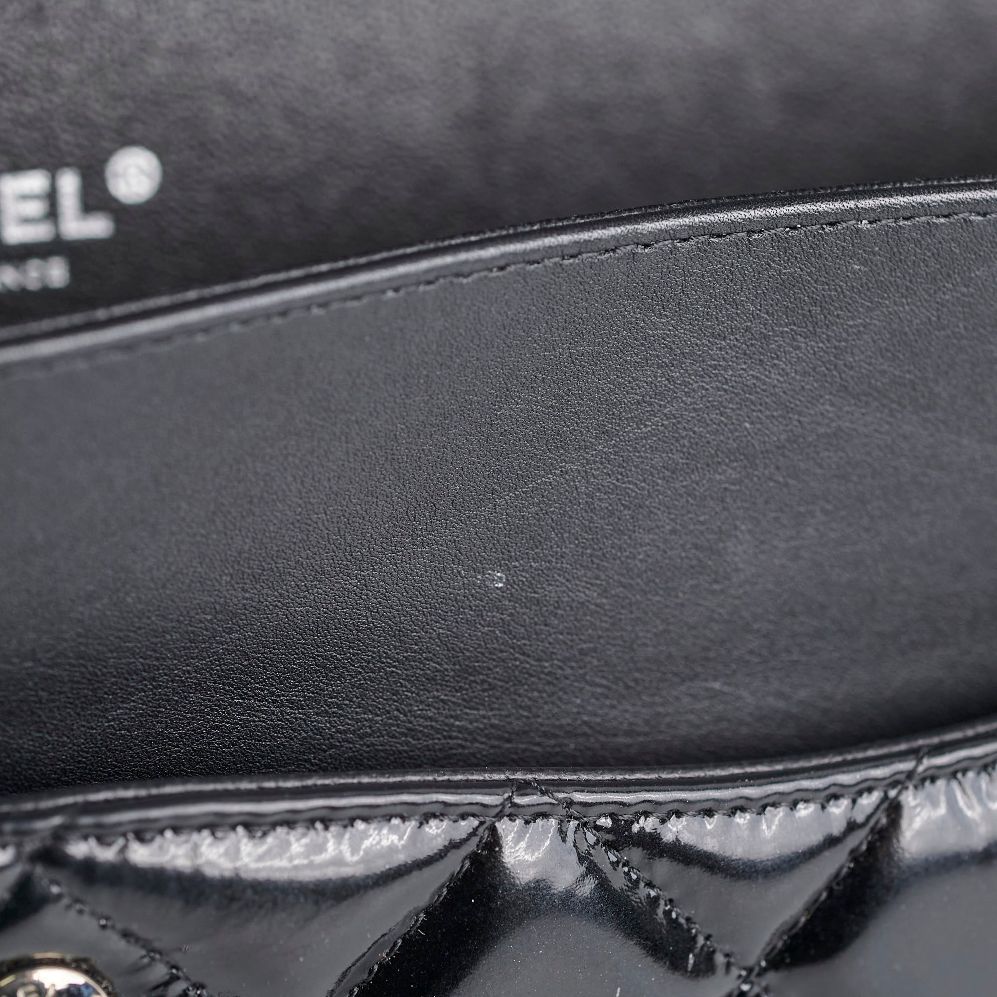 Chanel Maxi Patent Leather Flap Bag Black 20 Series - Luxury Handbag for Women, Perfect for Evening Events & Special Occasions