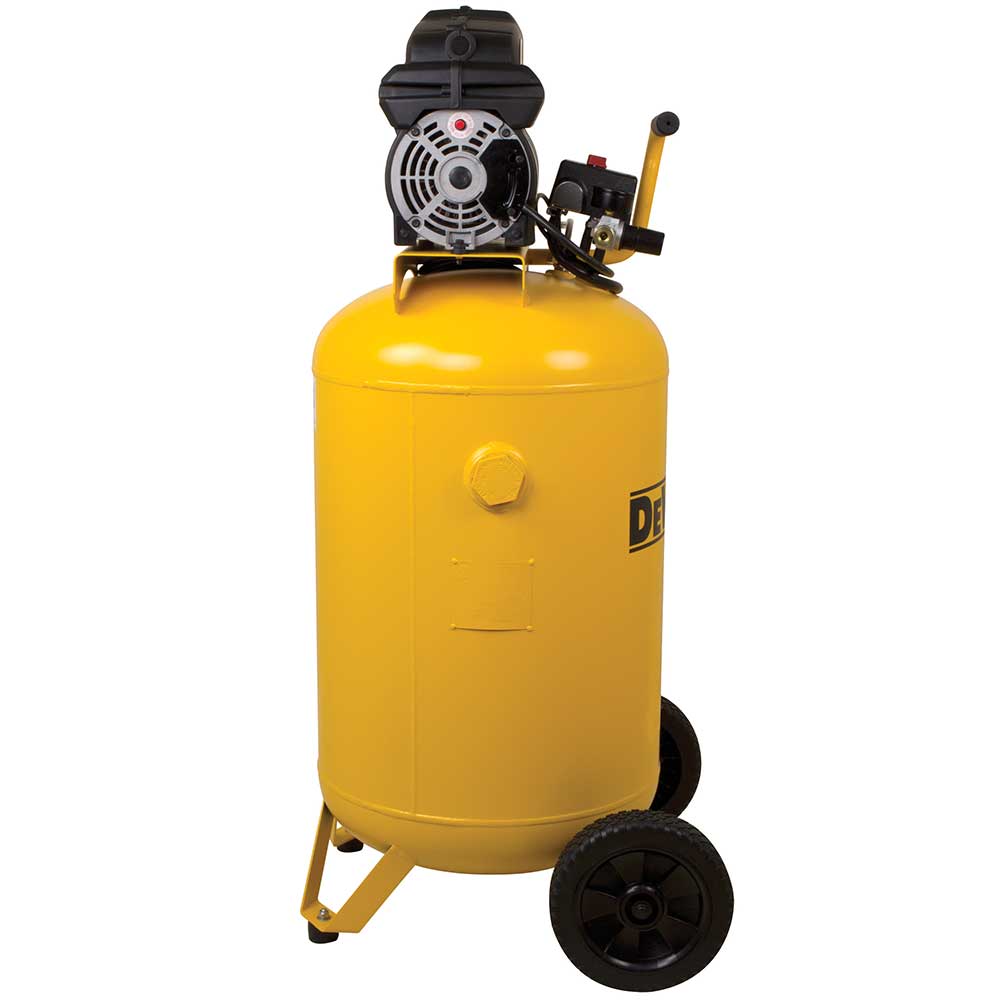 DeWALT DXCMLA1983012 30 Gallon Portable Electric Air Compressor - Powerful & Quiet for Home Garage, Workshop & Job Site Use