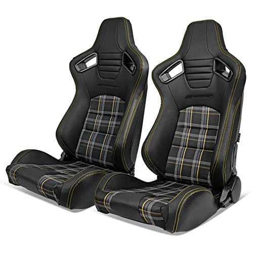 Black+Yellow Plaid