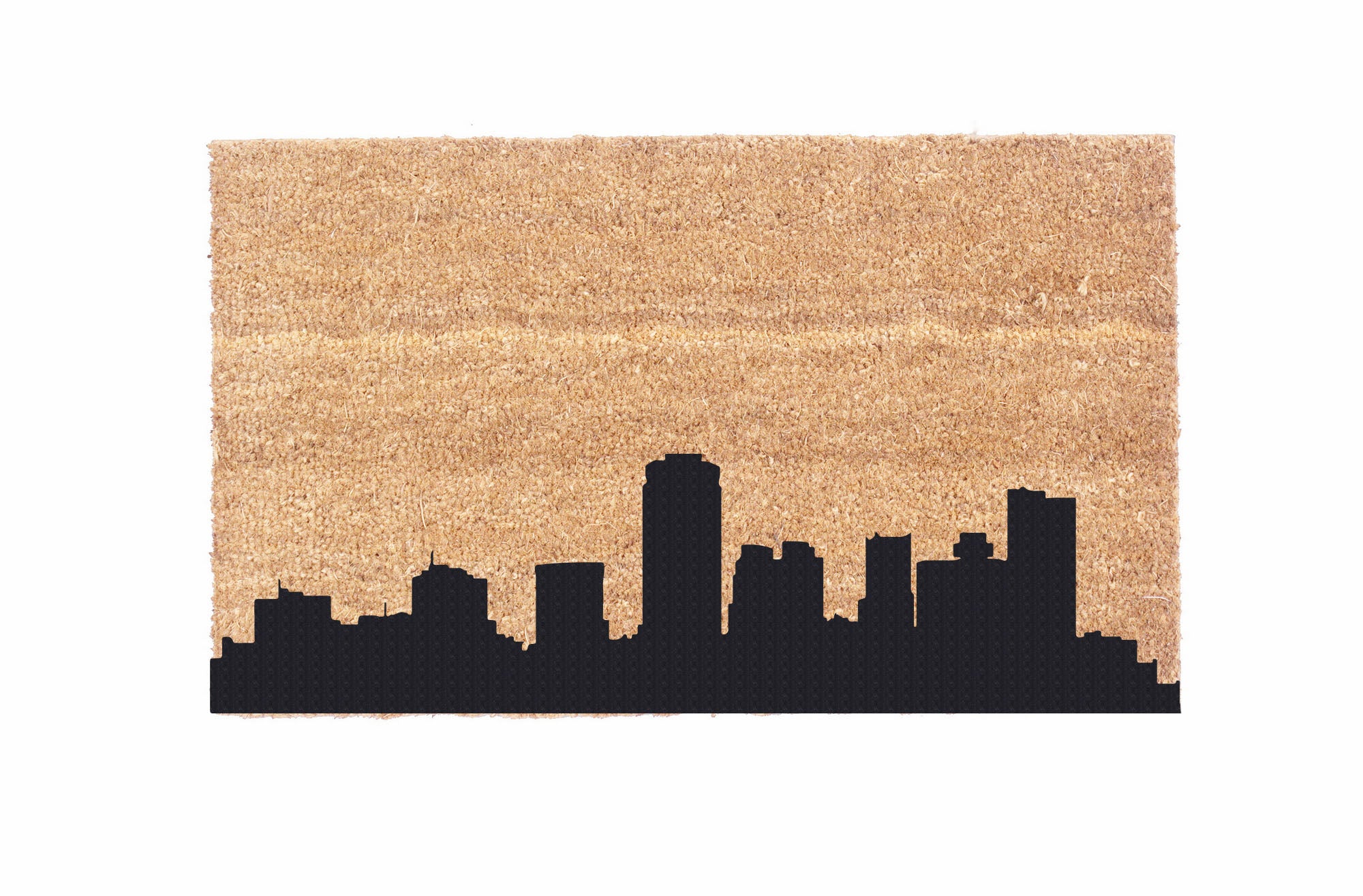 Stylish City Skyline Coco Doormat - Non-Slip Entryway Rug for Home & Office Decor - Perfect for Front Door, Patio, and Indoor Use