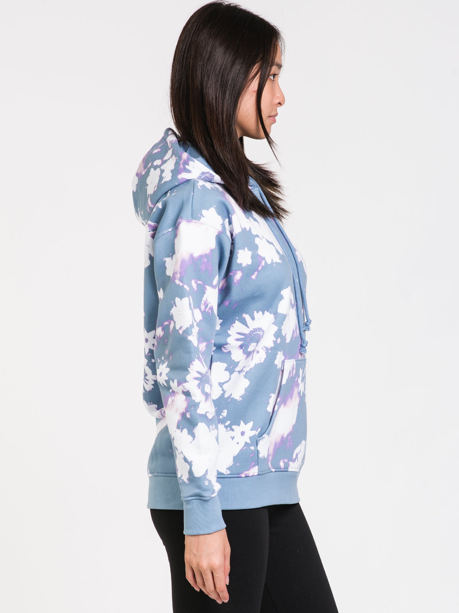 Adidas Floral Pullover Hoodie for Women & Men - Soft Fleece Sweatshirt with Front Pocket - Casual & Athletic Wear for Running, Gym, and Everyday Comfort