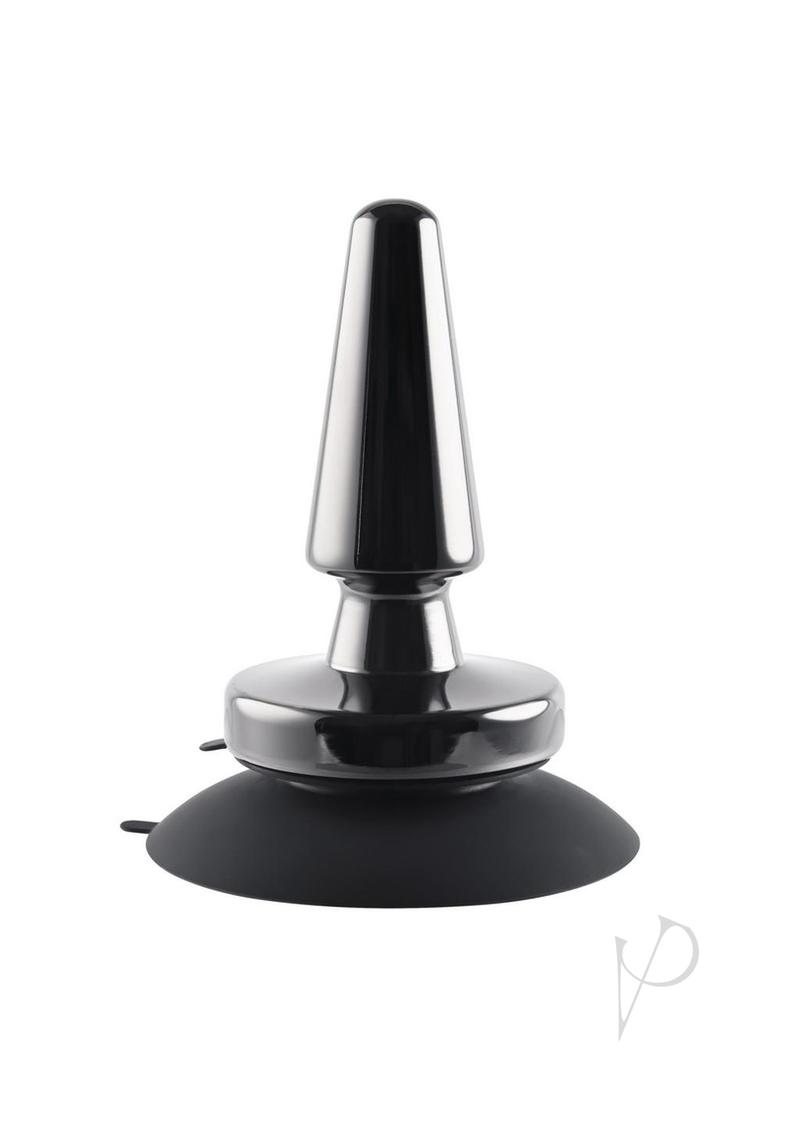 Beginner-Friendly Rechargeable Metal Vibrating Anal Plug - Black | Discreet & Powerful for Solo Play & Couples Use