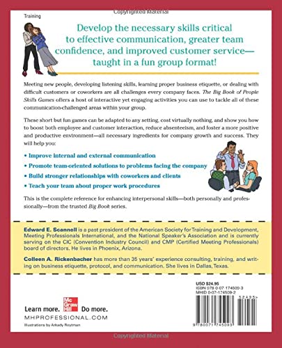 The Big Book of People Skills Games: Quick & Effective Team Building Activities for Workplace Training, Customer Service Improvement, and Problem-Solving Skills Development - Perfect for HR Professionals, Managers, and Corporate Trainers