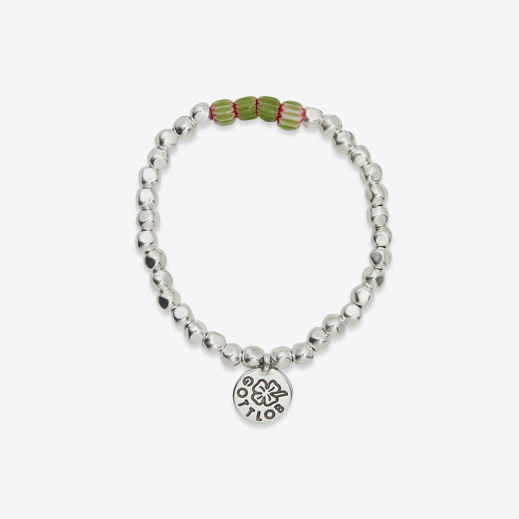 Edition No. 2 Green & Red Bracelet - Elegant Fashion Jewelry for Women, Perfect for Parties, Weddings & Daily Wear
