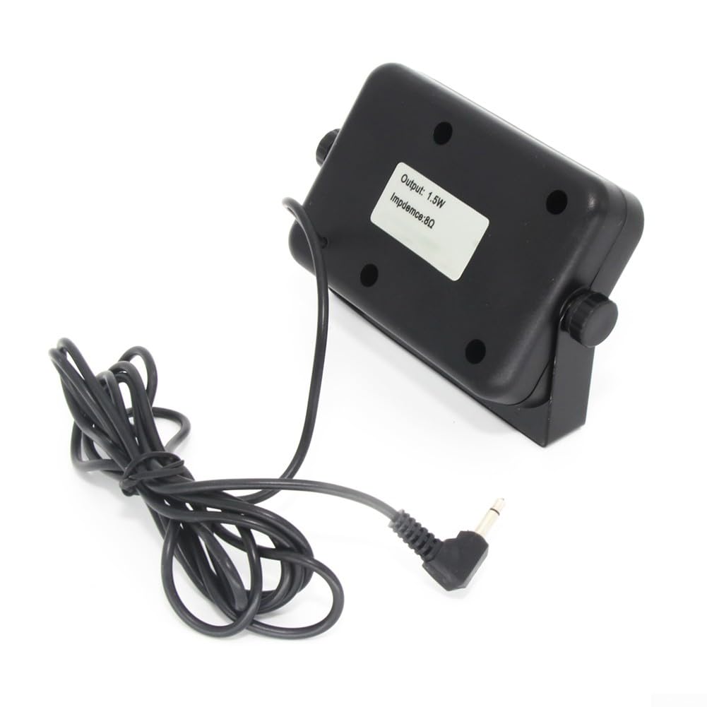 Heavy Duty External Speaker for Car CB Radio - 3.5mm Aux Portable Loudspeaker with Clear Sound | Perfect for Truck Drivers, Road Trips & Emergency Communication