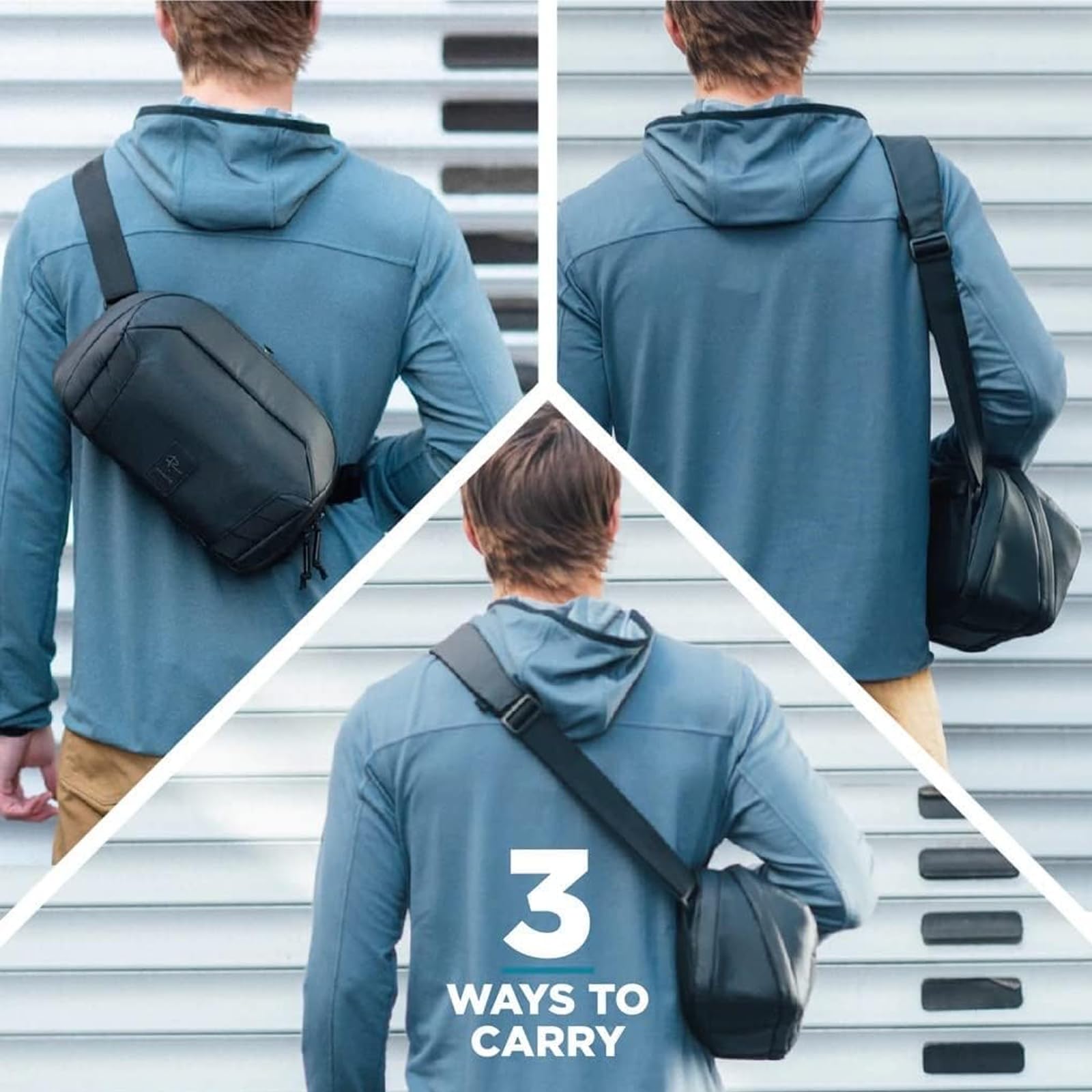 Gomatic Camera Sling Bag - Compact DSLR & Mirrorless Camera Bag for Travel, Photography & Hiking - Water-Resistant Quick Access Camera Case with Adjustable Strap & Accessories Storage - Perfect for Outdoor Adventures, City Exploration & Professional Shoots