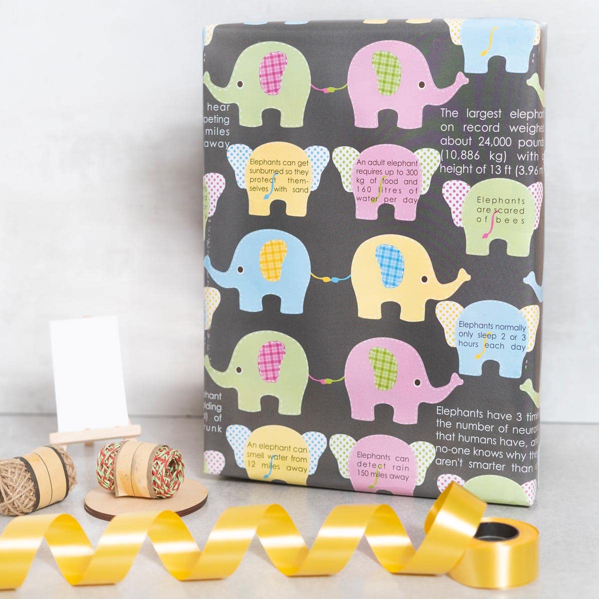 Premium Recyclable Gift Wrapping Paper - 5 Pack Large 28