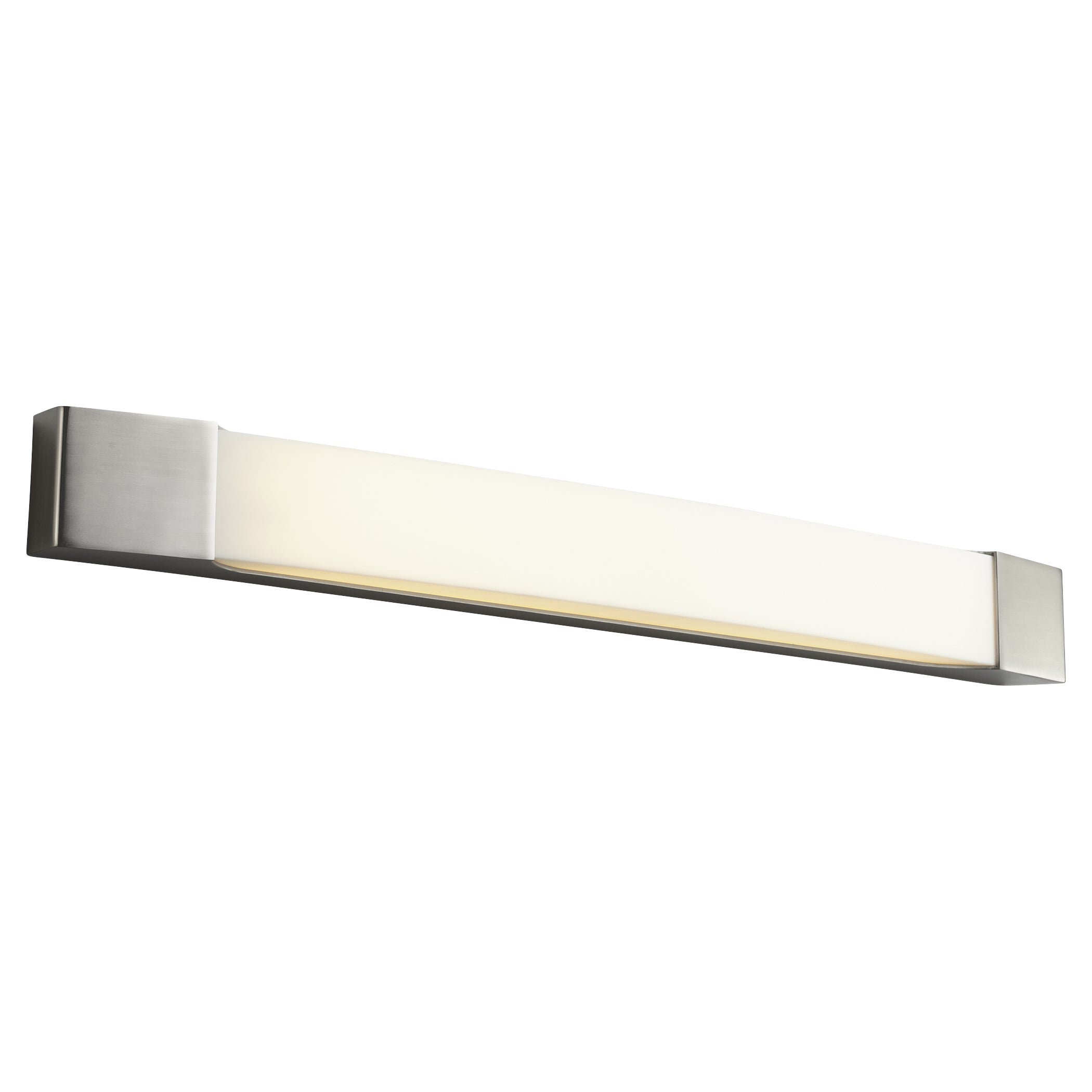 Apollo 3 525 24 Modern Bathroom Vanity LED Light Fixture - 32 Inch Satin Nickel Finish for Bathroom Mirror Lighting & Makeup Area Illumination