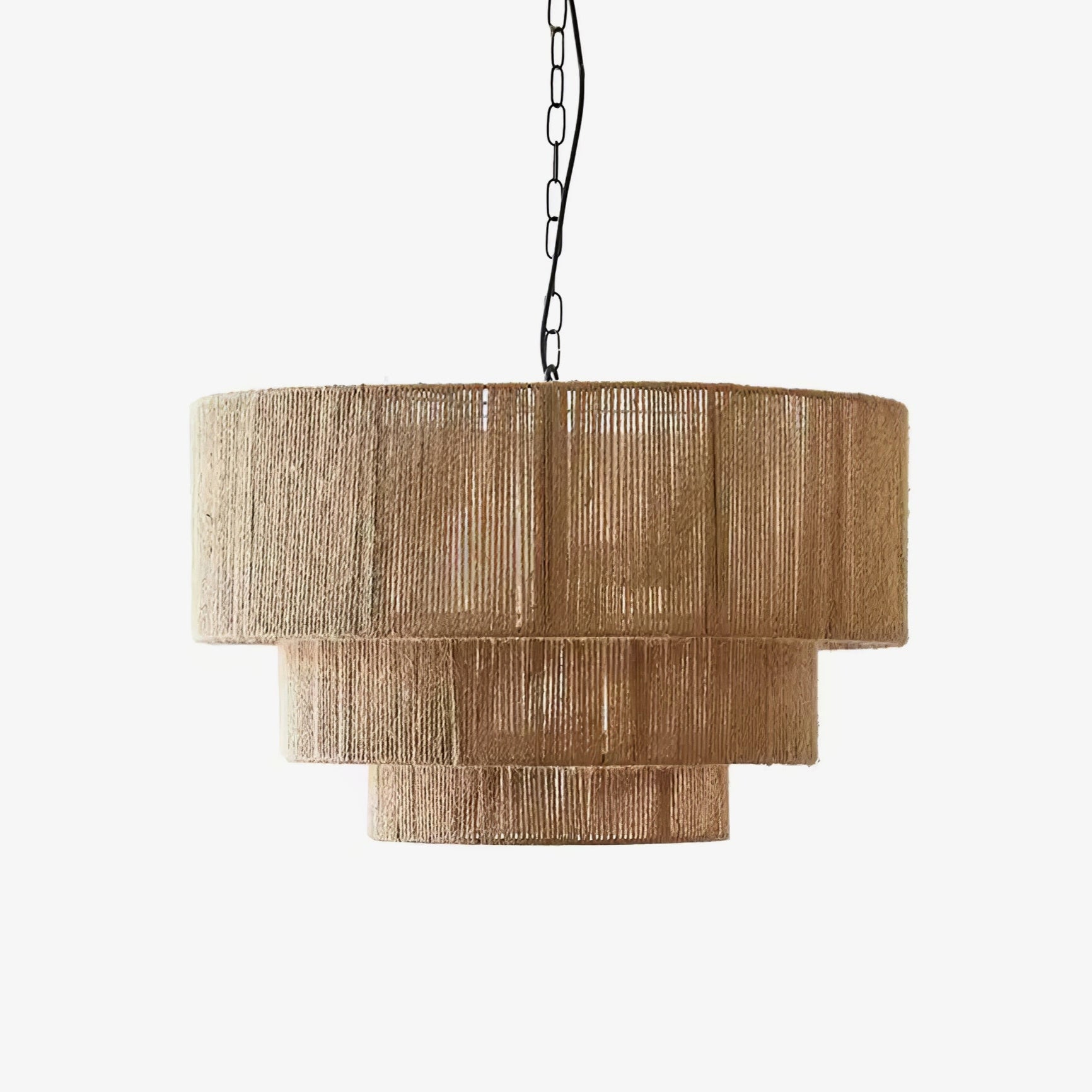 Astra Woven Pendant Light - Modern Rattan Hanging Lamp for Kitchen Island, Dining Room & Bedroom - Natural Boho Ceiling Light Fixture with Warm Ambient Glow