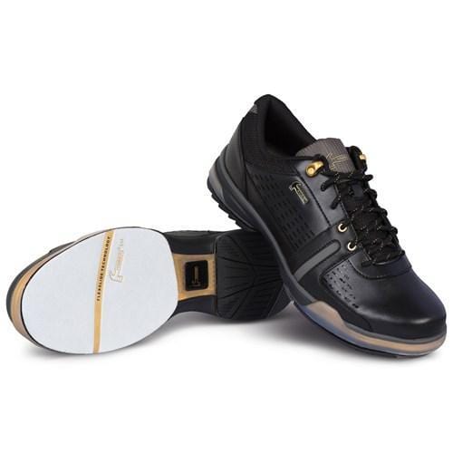 Hammer Men's Boss Bowling Shoes - Black/Gold - Comfortable & Durable for League Play & Tournaments