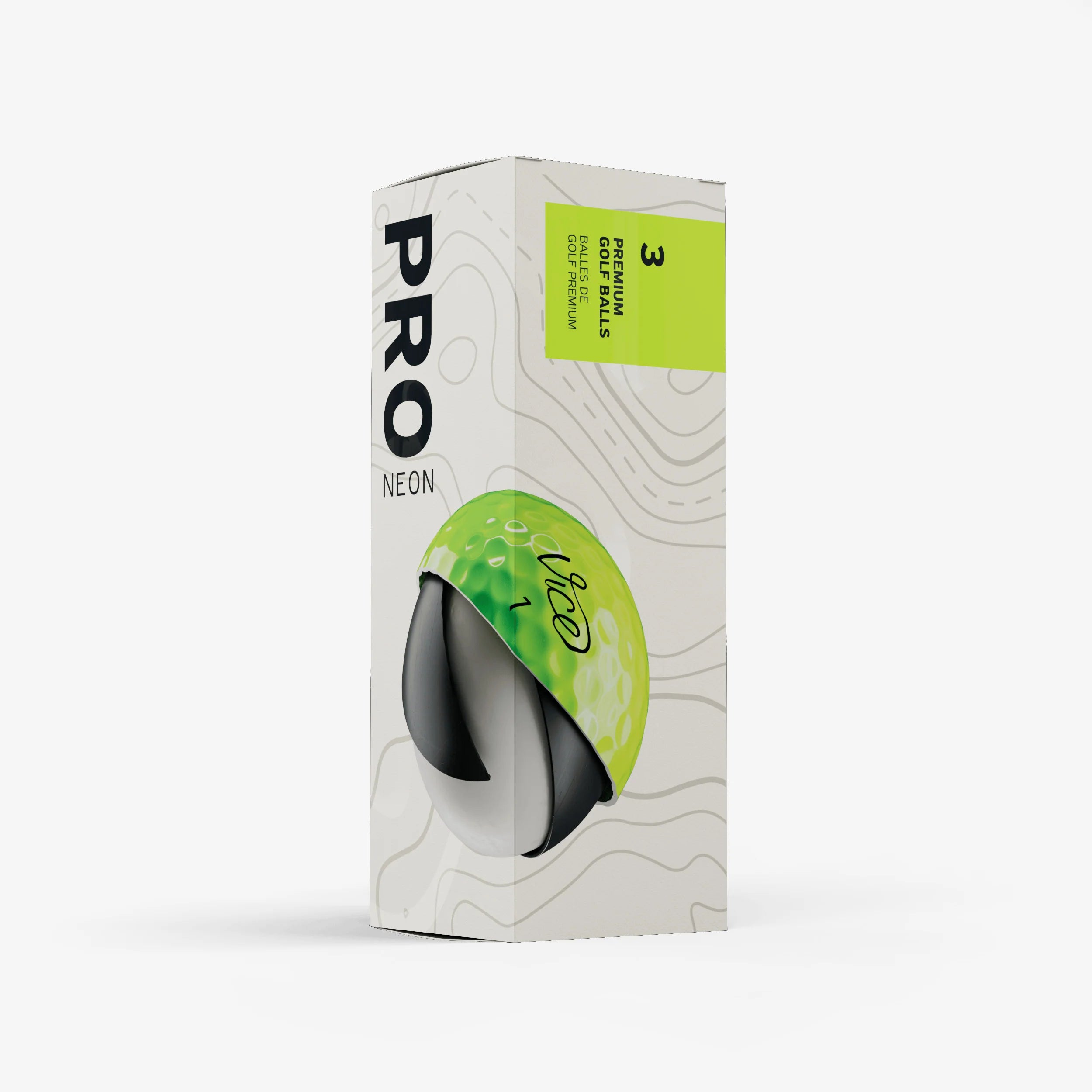 Vice Pro Golf Balls - Premium 3-Piece Golf Balls for Distance & Control - Perfect for Tournament Play & Practice Sessions