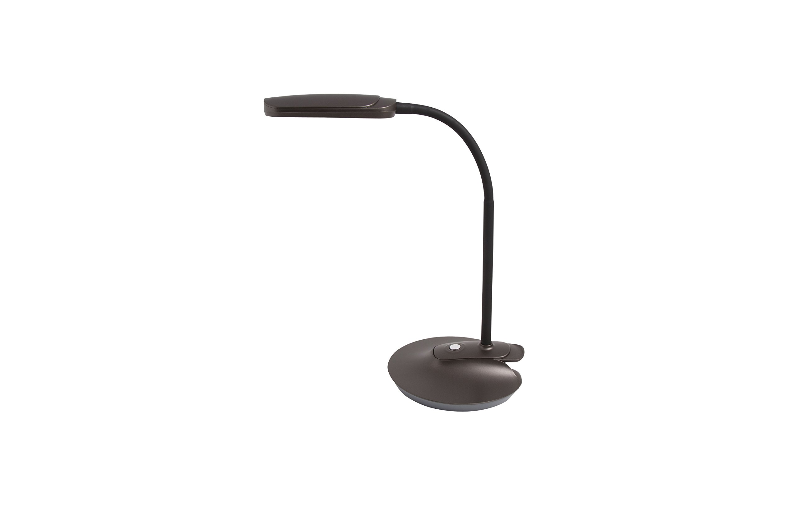 2-in-1 Clip-On Slim Head Flex LED Desk Lamp - Adjustable Illuminator 41897 for Home Office, Study & Reading - Energy Saving Task Light with Flexible Gooseneck