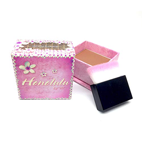 W7 Honolulu Bronzing Powder - Vegan Pressed Powder Bronzer for Contouring & Highlighting - Matte Finish, Buildable Coverage - Perfect for Everyday Makeup & Special Occasions