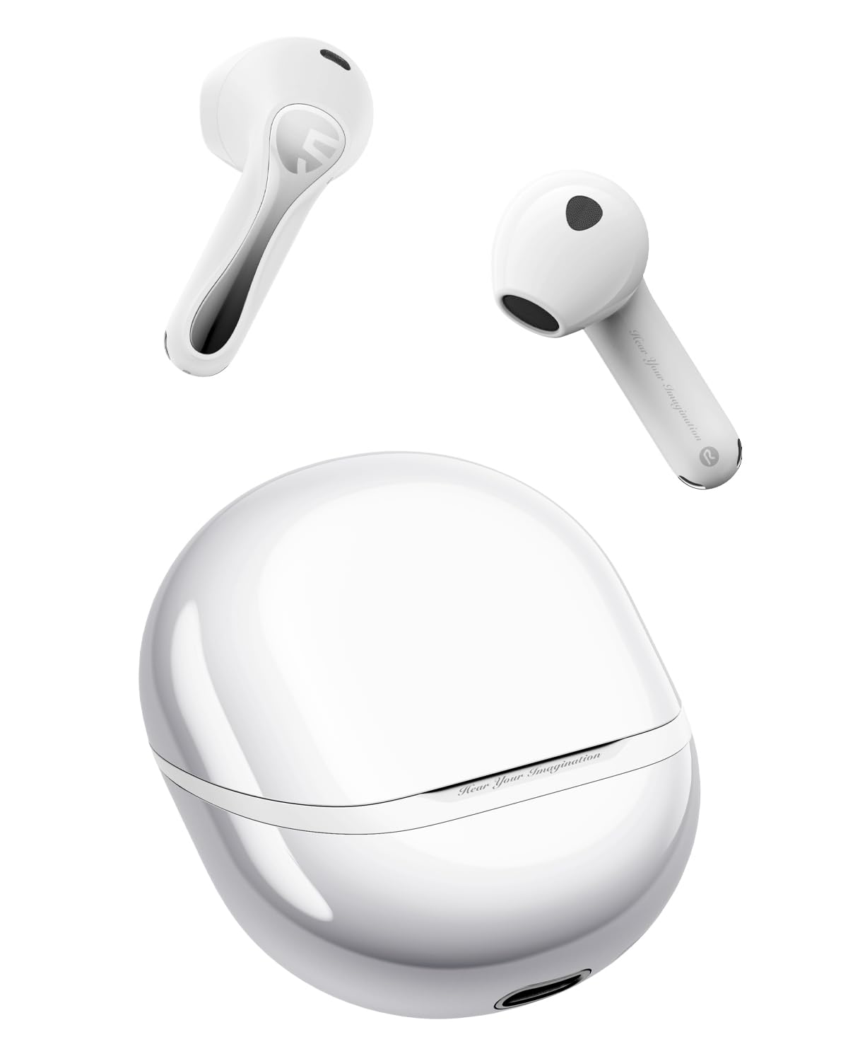 SoundPEATS Air5 Wireless Bluetooth Earbuds with ANC - 13mm Drivers, aptX Adaptive Lossless Audio, 30H Playtime, IPX5 Waterproof, Customizable EQ | Noise Cancelling Headphones for Gym, Travel & Work