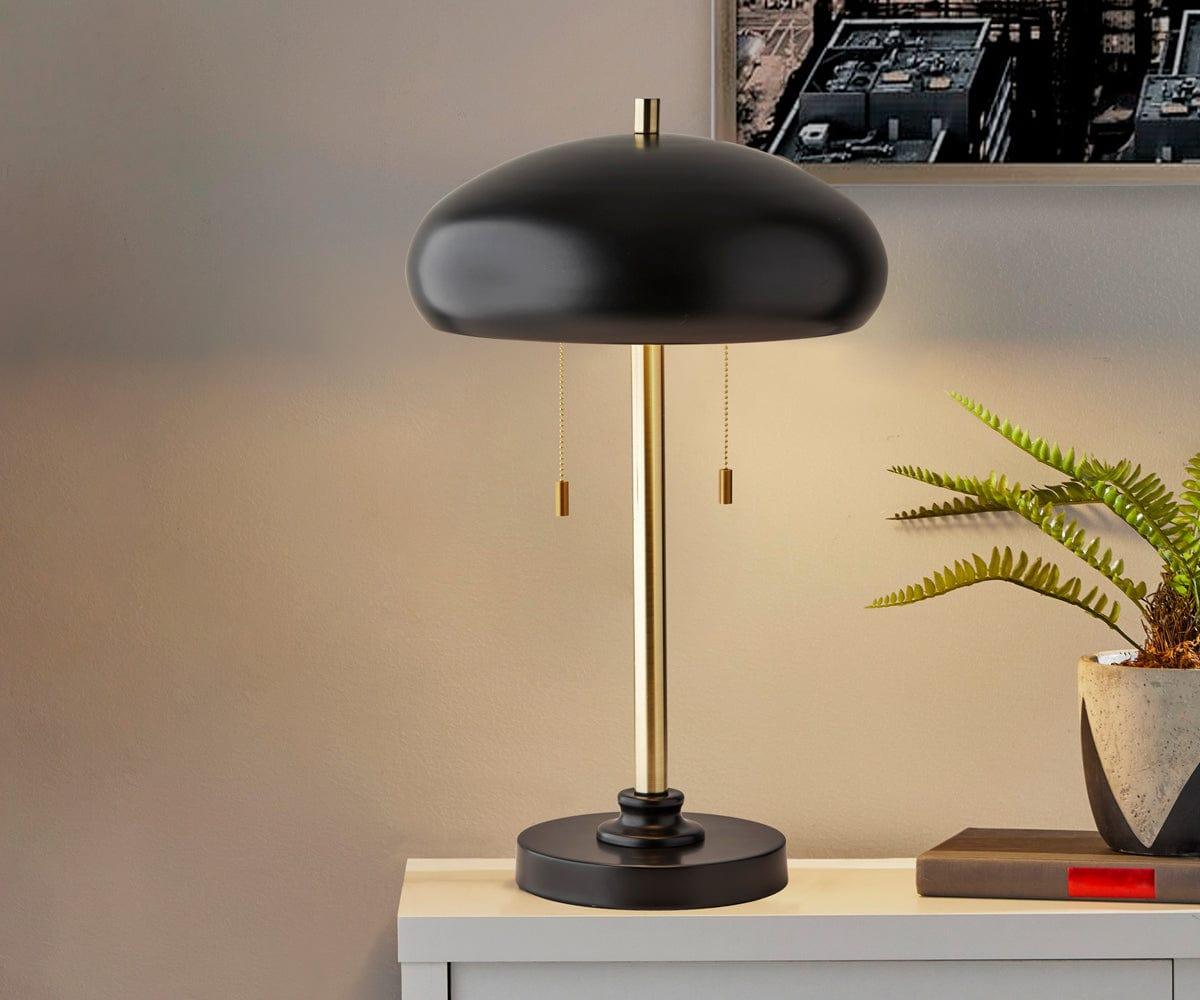 Modern Darius Table Lamp - Adjustable LED Desk Light for Home Office, Bedroom & Living Room - Warm & Cool White Lighting for Reading, Working & Relaxing