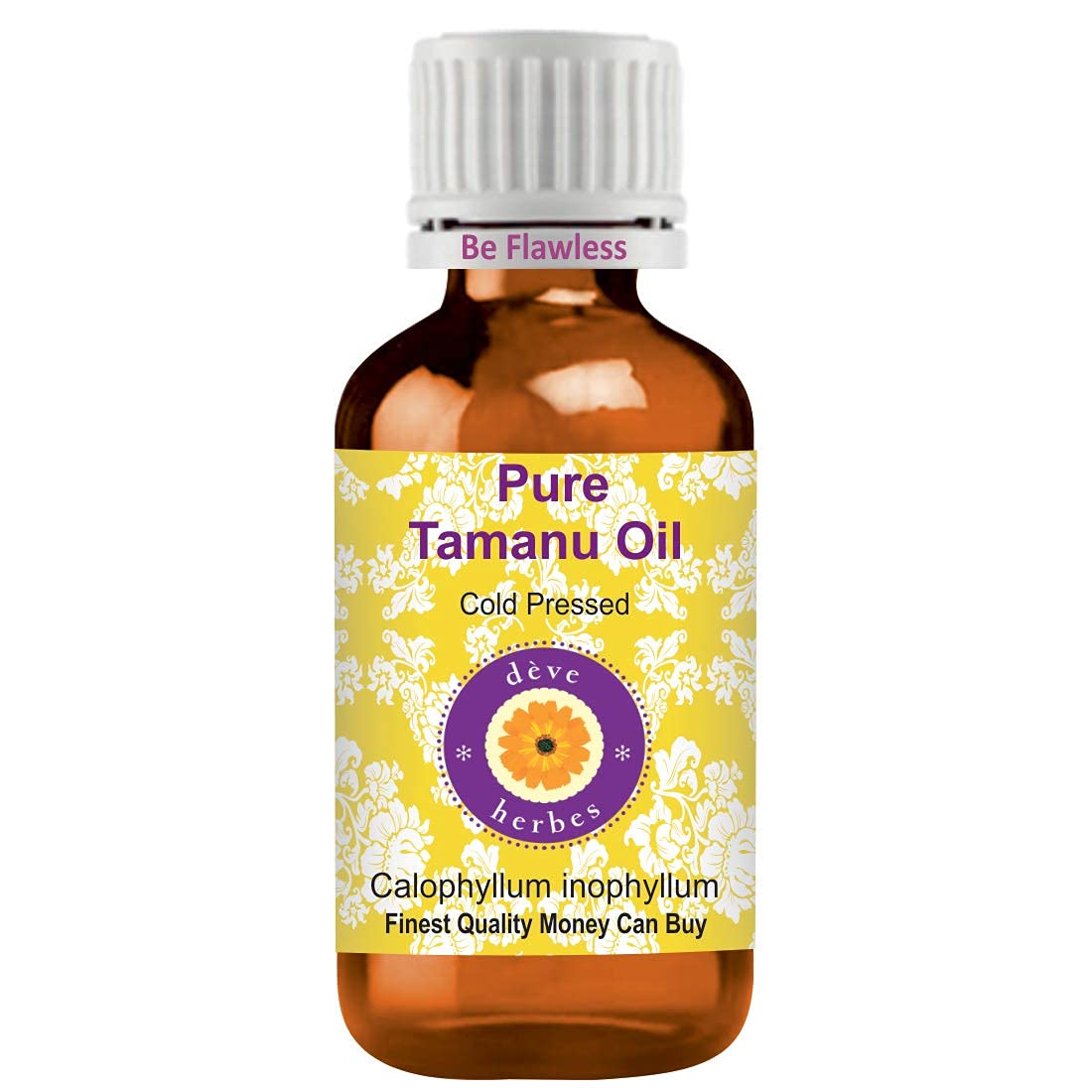 Pure Tamanu Oil (Calophyllum Inophyllum) - 100% Natural, Cold-Pressed, Therapeutic Grade - 0.5 fl oz (15ml) - For Skin Care, Hair Growth & Wound Healing - Perfect for Dry Skin, Acne Scars & Eczema Relief