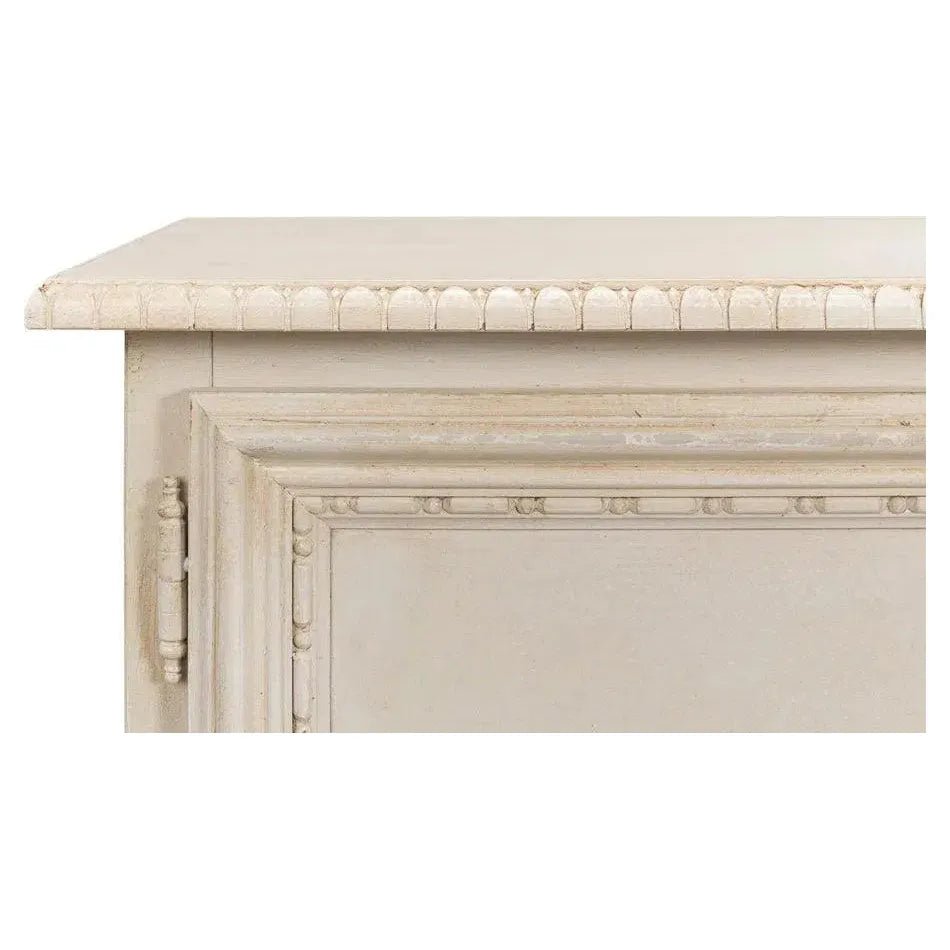 2-Door Sideboard Cabinet - Bright Lime & White Finish - Perfect for Living Room, Dining Room, or Entryway Storage