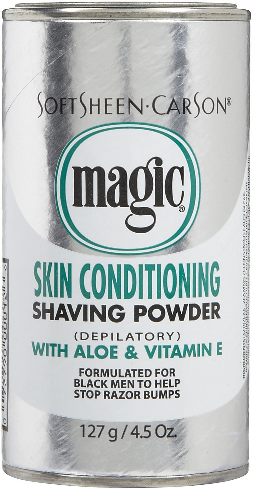 Magic Skin Conditioning Shaving Powder for Men & Women - 4.5 oz (Pack of 11) - Smooth Shave for Sensitive Skin, Legs, Face & Bikini Area - Natural Hair Removal & Exfoliation