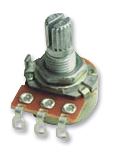 TT ELECTRONICS/BI TECHNOLOGIES P160KN-0QC15C100K 100K Ohm Rotary Potentiometer, 16mm Shaft, 20% Tolerance - Perfect for Audio Equipment, Industrial Controls & DIY Electronics Projects