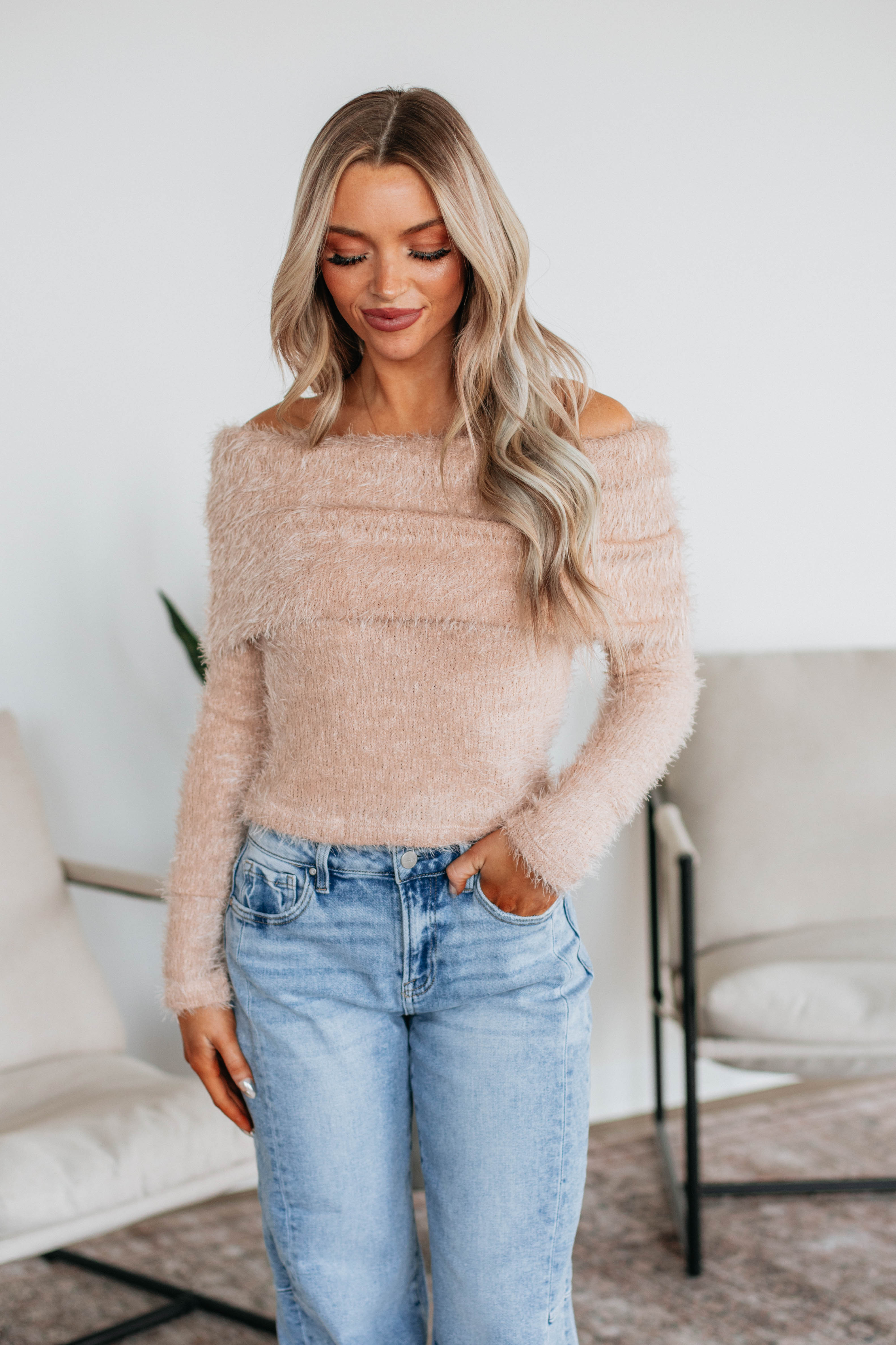 Elegant Dusty Pink Blouse for Women - Chic & Comfortable Top for Work, Date Night & Casual Outings