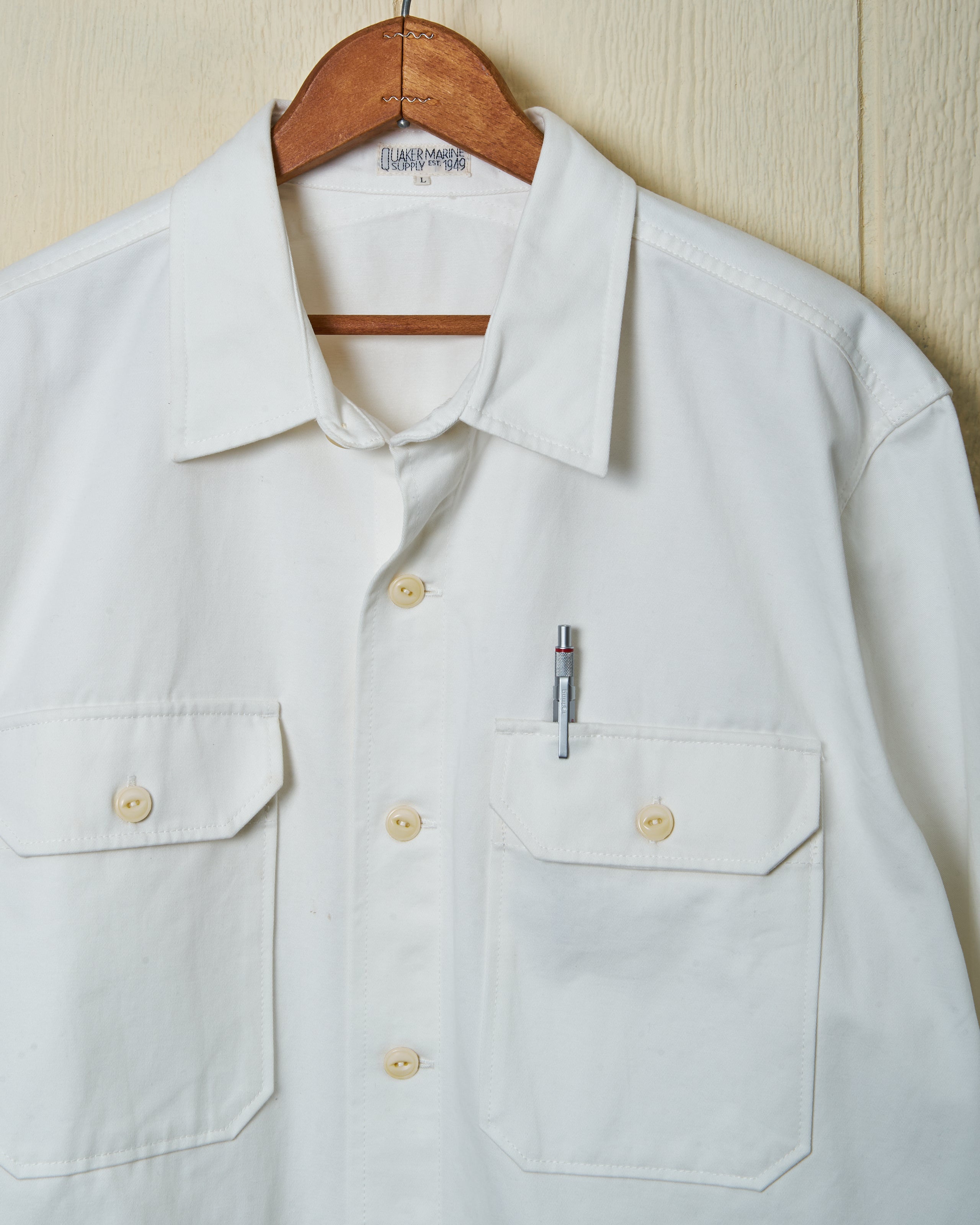 MacArthur White Twill Shirt - Classic Casual Button Down for Men | Perfect for Office, Business Meetings & Everyday Wear