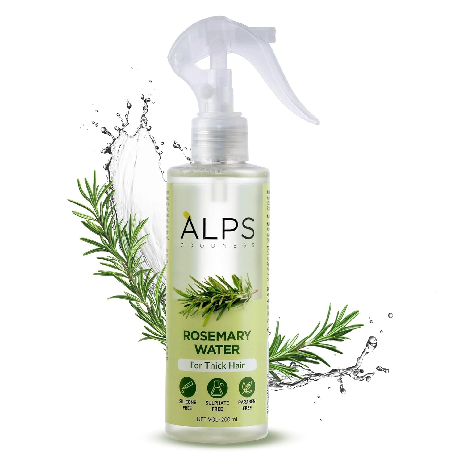 Berry Bliss Rosemary Hair Growth Spray - 200ml for All Hair Types | Natural Hair Thickening & Strengthening Solution for Men & Women | Promotes Healthy Scalp & Faster Growth - Perfect for Daily Use & Styling