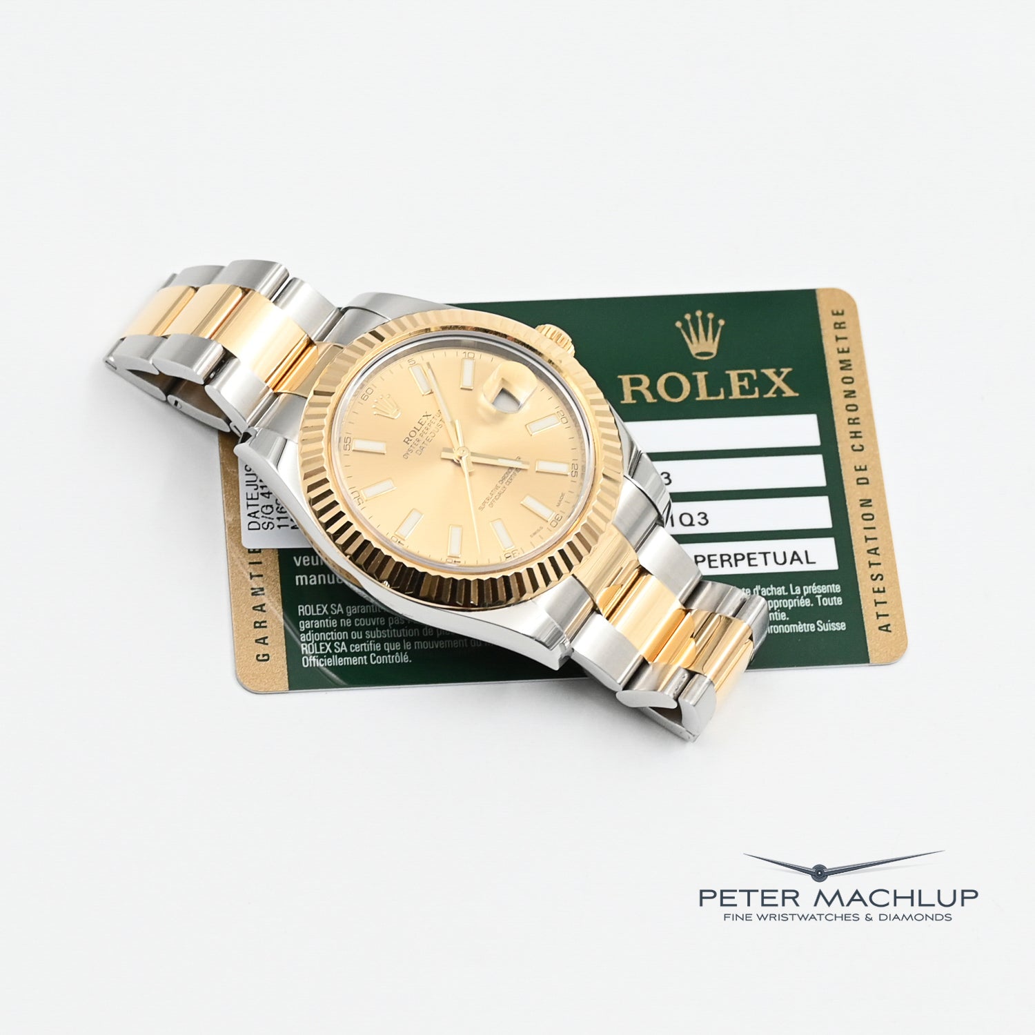 Rolex Datejust 2 41mm Men's Watch Stainless Steel Automatic 2014 Model - Perfect for Business, Formal Occasions & Luxury Gift Giving