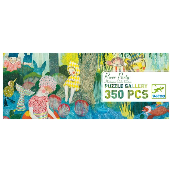 River Party 350 Piece Jigsaw Puzzle for Adults - Scenic Landscape Puzzle Game for Family Fun & Stress Relief - Perfect for Home Decor, Gifts & Relaxation
