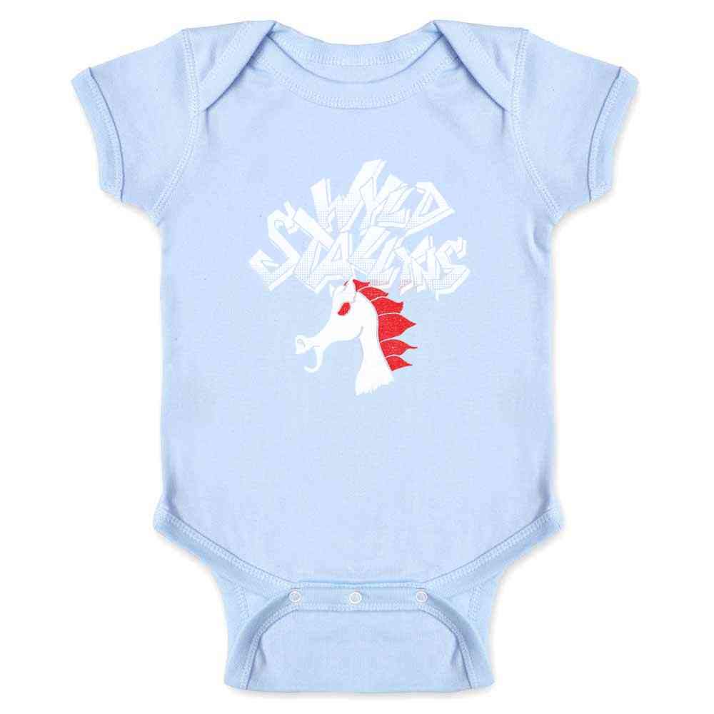 Pop Threads Wyld Stallyns Bill and Ted Excellent Adventure Baby Bodysuit - Cute Infant Onesie for Boys & Girls - Perfect for Movie Nights, Birthday Gifts & Family Photos