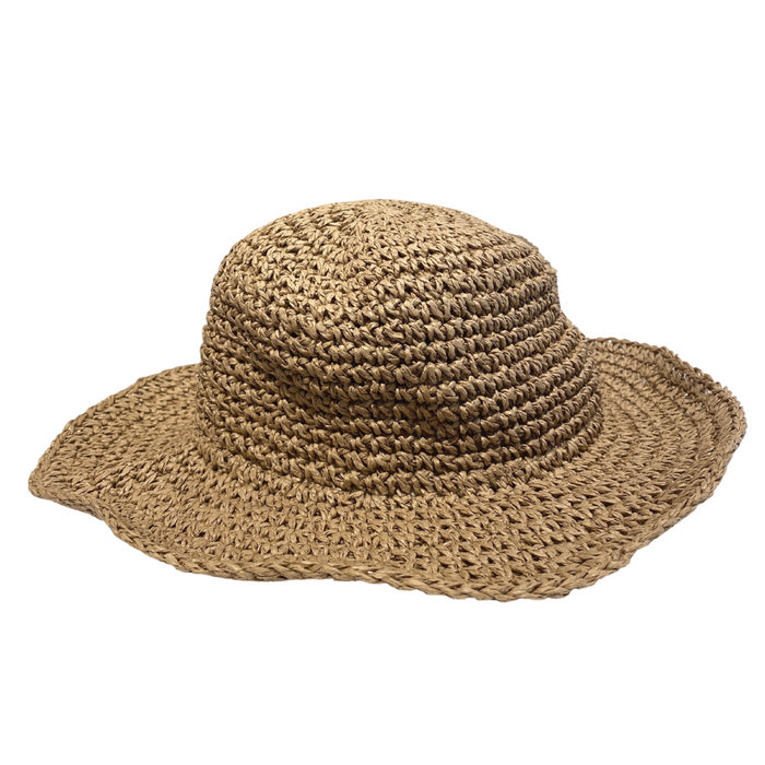 BabyMocs Natural Straw Hat for Babies & Toddlers - Sun Protection, Beach, Outdoor Play, and Summer Fashion Accessory