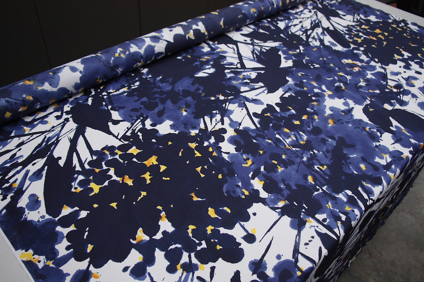 Blue Flowers And Snow - Elegant Winter Floral Decor for Home, Wedding & Holiday Decoration